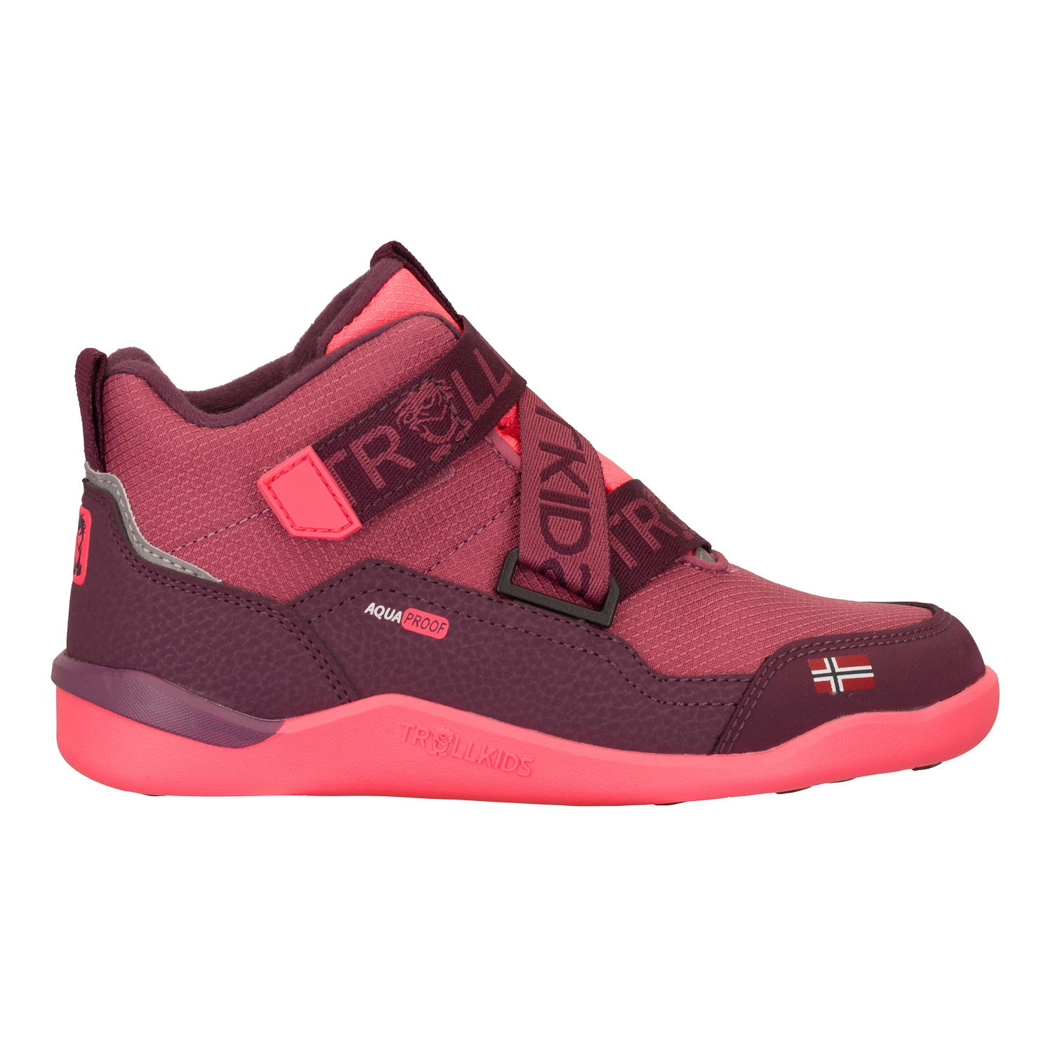 TROLLKIDS Chaussures pieds nus »KIDS NORDFJORD BAREFOOT WINTER HIKER«  imperméable, doublure chaude en polaire