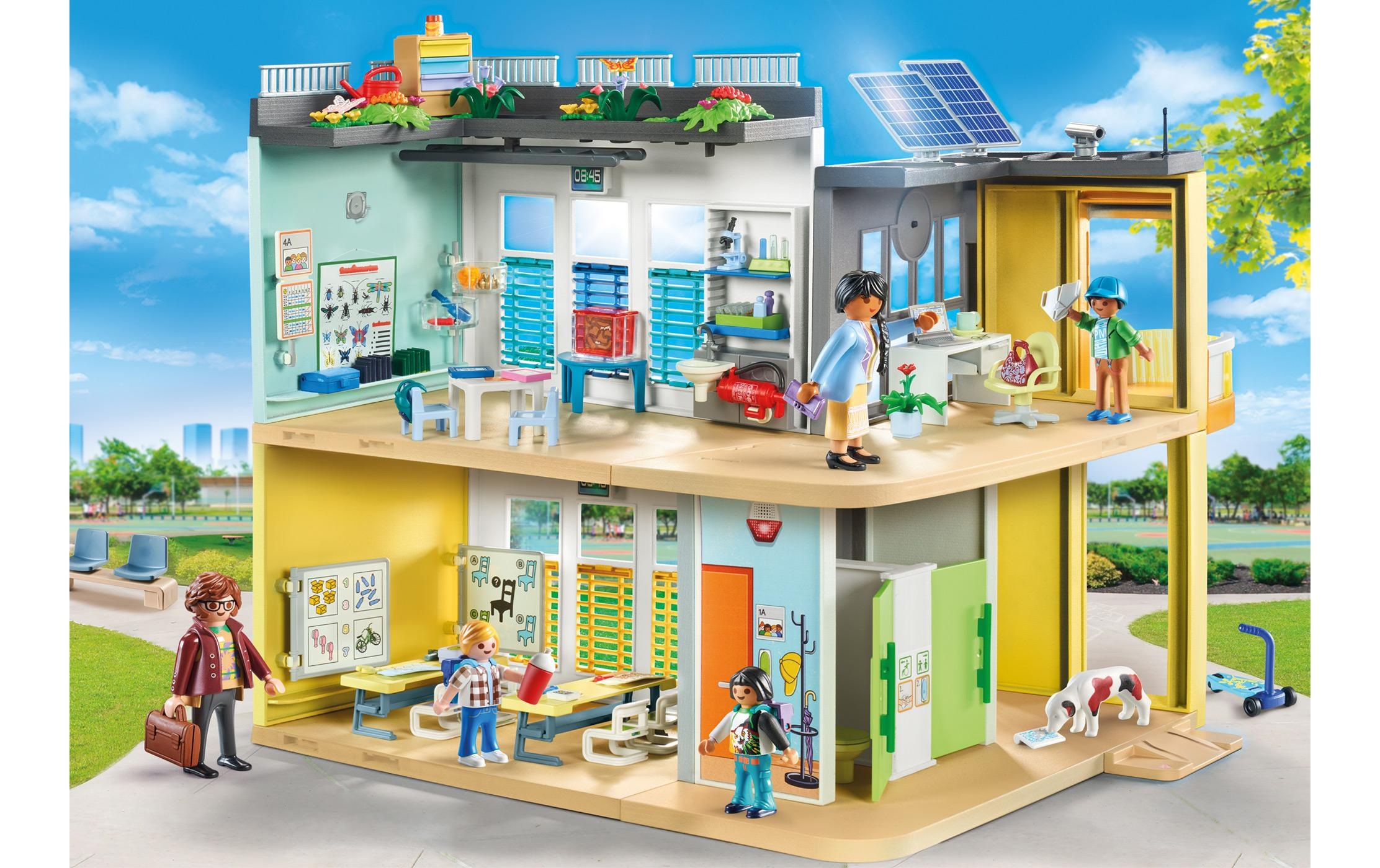 Playmobil® Spielbausteine »City Life Grosse Schule 71327«, (282 St.)