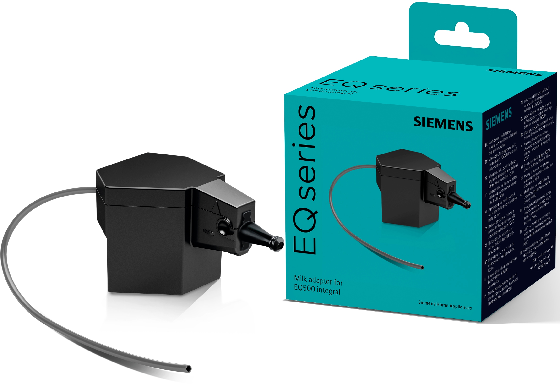 SIEMENS Milchschlauch-Adapter »TZ50001« zur Nutzung externer Milchbehältnisse, spülmaschinengeeignet, schwarz