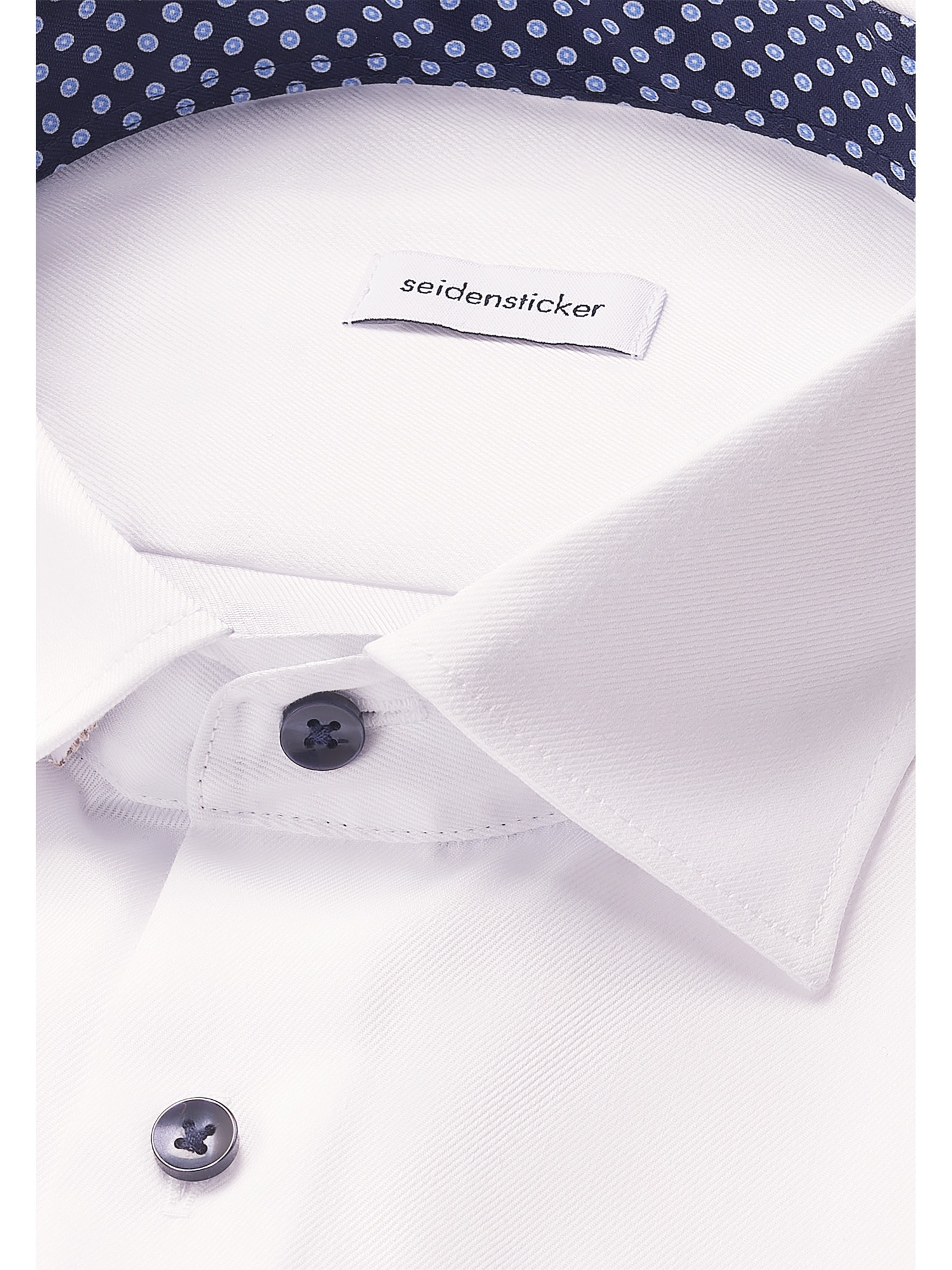 seidensticker Businesshemd »Schwarze Rose« Shaped 1/1 Kentkragen Uni