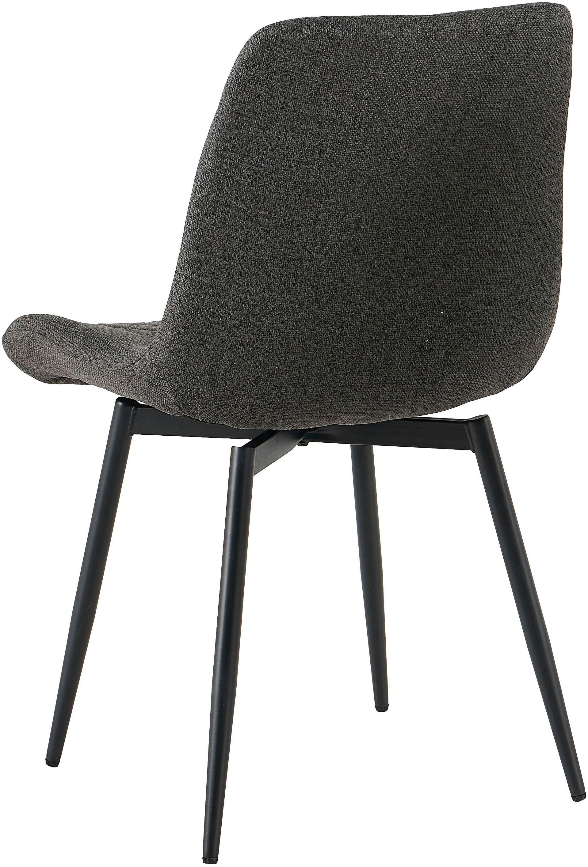 GOODproduct Ensemble de salle à manger »Juniper, Set, 5-tlg.« Ensemble, 5 tlg. Table 140x80 cm en imitation céramique sinterisée avec 4 chaises, pivotante à 360°