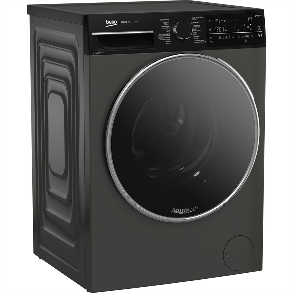 BEKO Waschmaschine »Beko Waschmaschine WM520, 9kg, A-10%, manhattan gray«, WM520