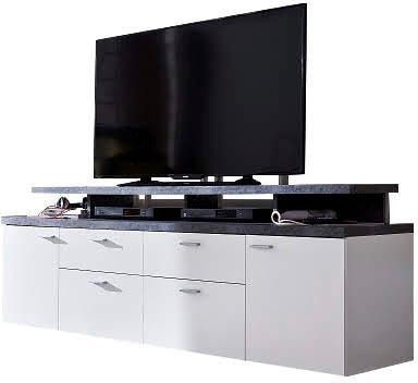 INOSIGN TV-Board »Messina«, (1 St.), Lowboard mit TV-Aufsatz - Für Fernseher bis zu 60 Zoll