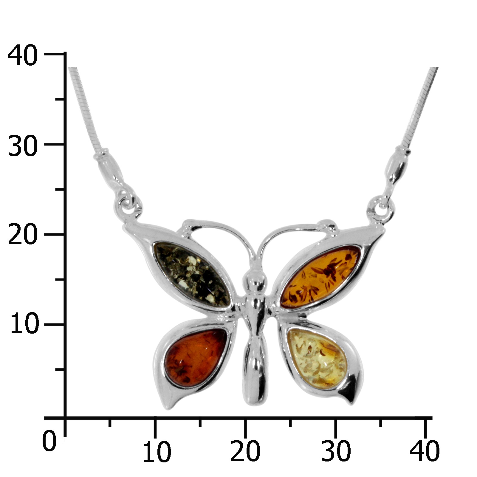 OSTSEE-SCHMUCK Collier »Ostsee-Schmuck Collier Schmetterling Collier Schmetterling«