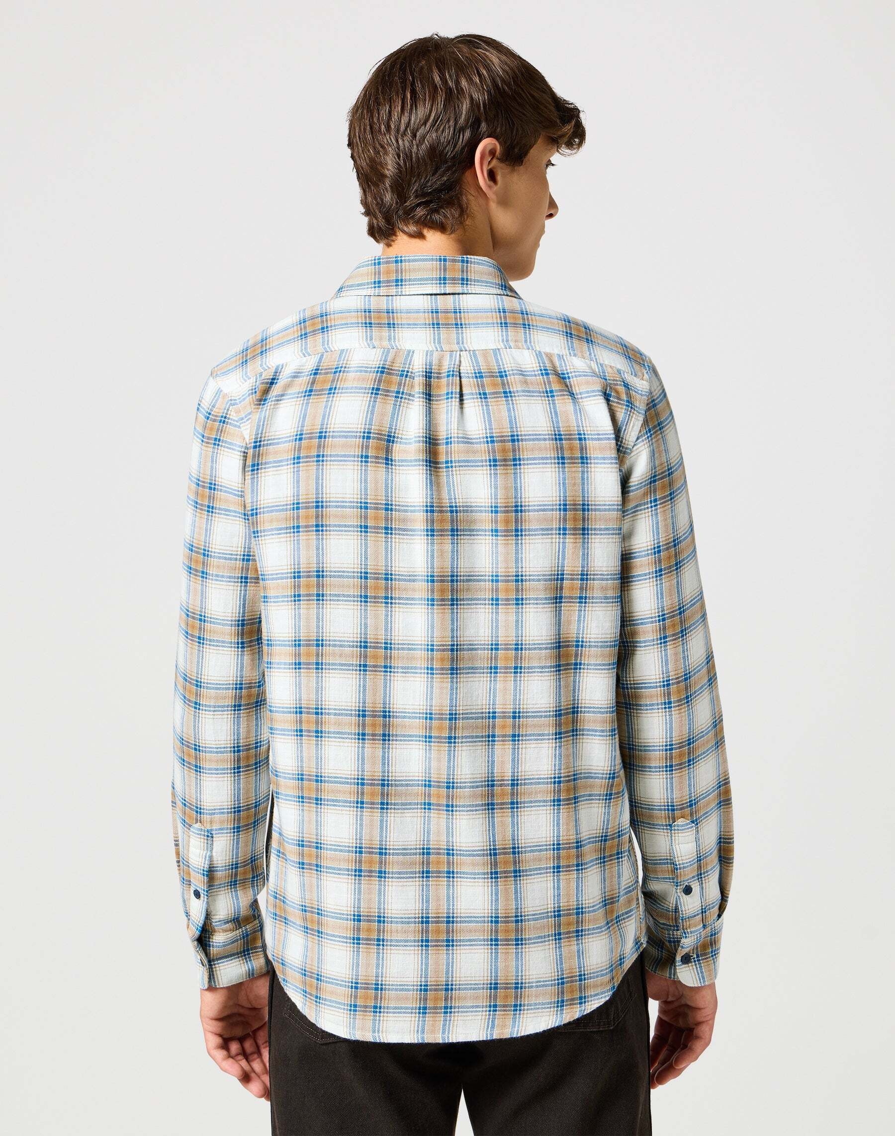 Wrangler Langarmhemd »Wrangler Langarmhemd One Pocket Indigo Shirt«