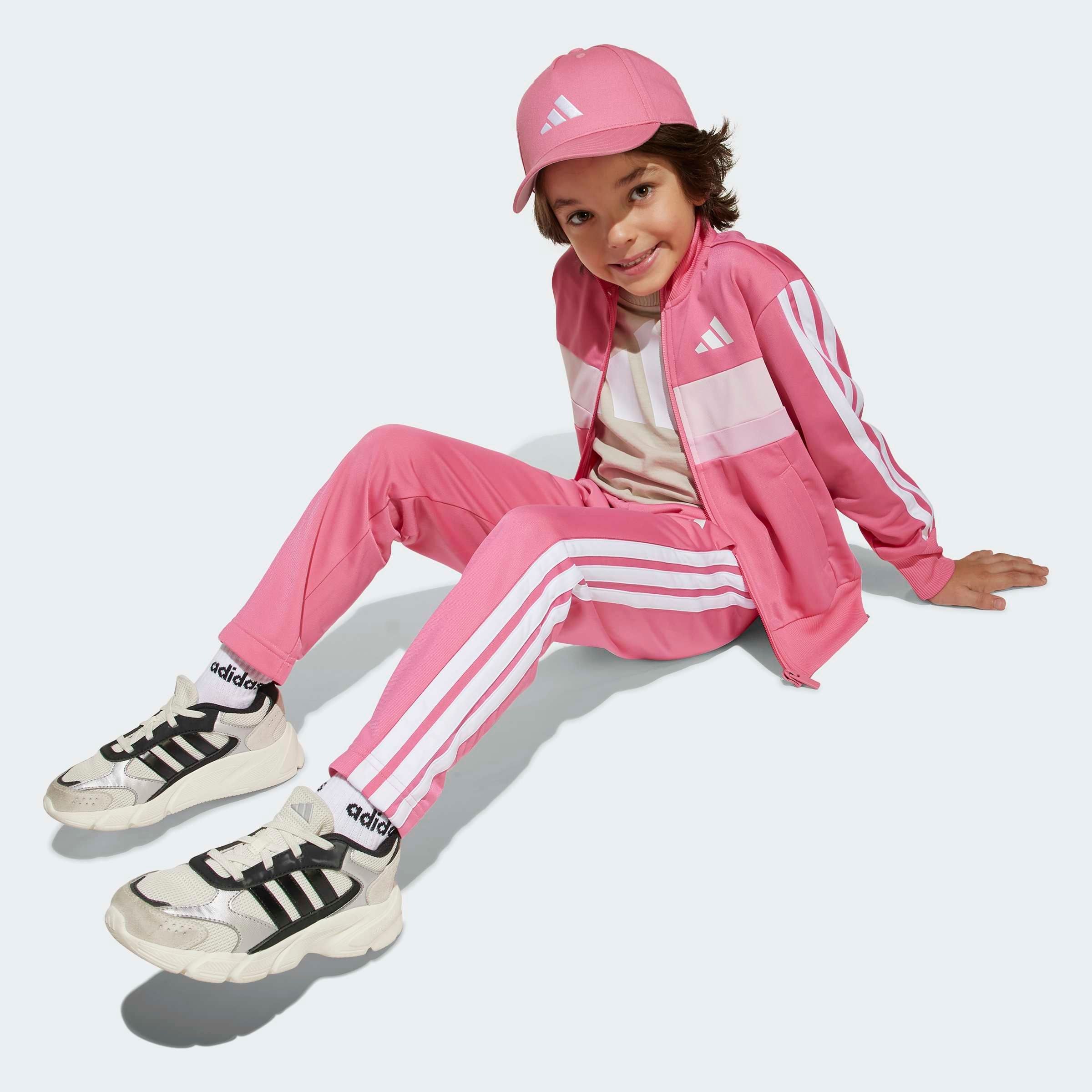 adidas Sportswear Trainingsanzug »SEASONAL ESSENTIALS TIBERIO 3-STREIFEN TRICOT KIDS« 2 Stk.