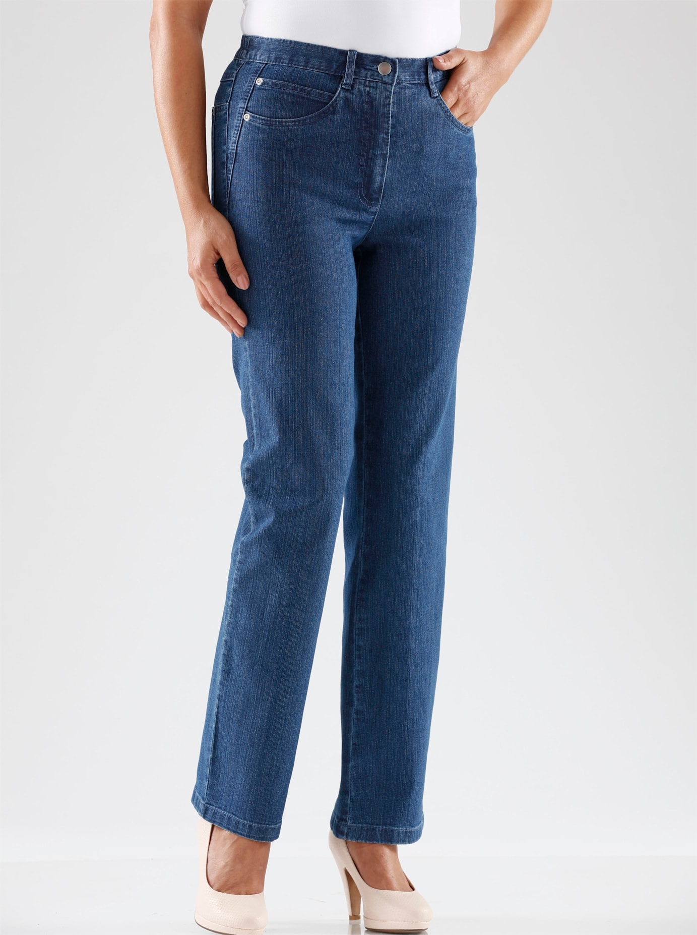 Casual Looks Dehnbund-Jeans, (1 tlg.)