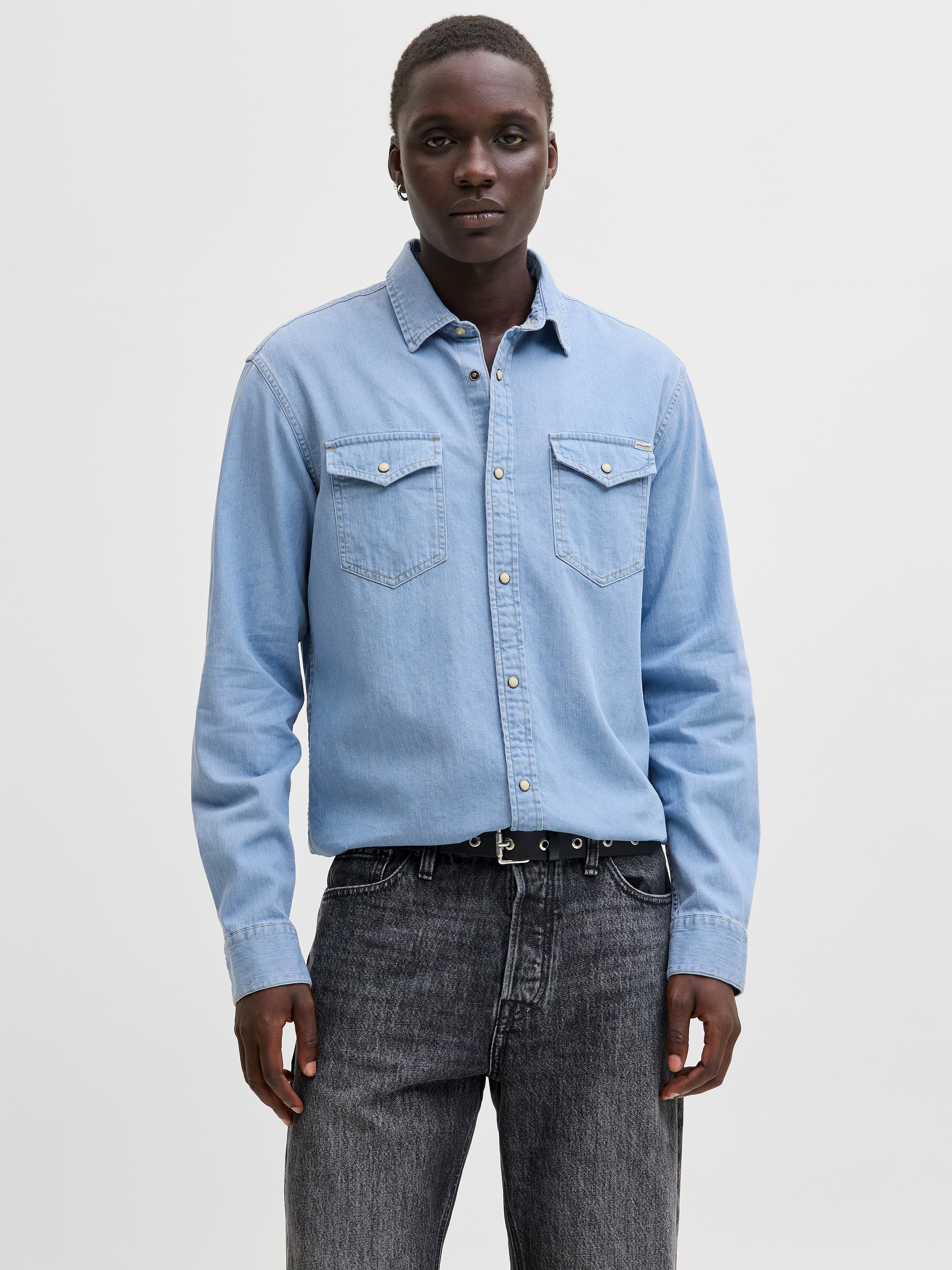 Jack & Jones Chemise à manches longues »JJESHERIDAN SHIRT L/S NOOS« mit angesetzter Brusttasche