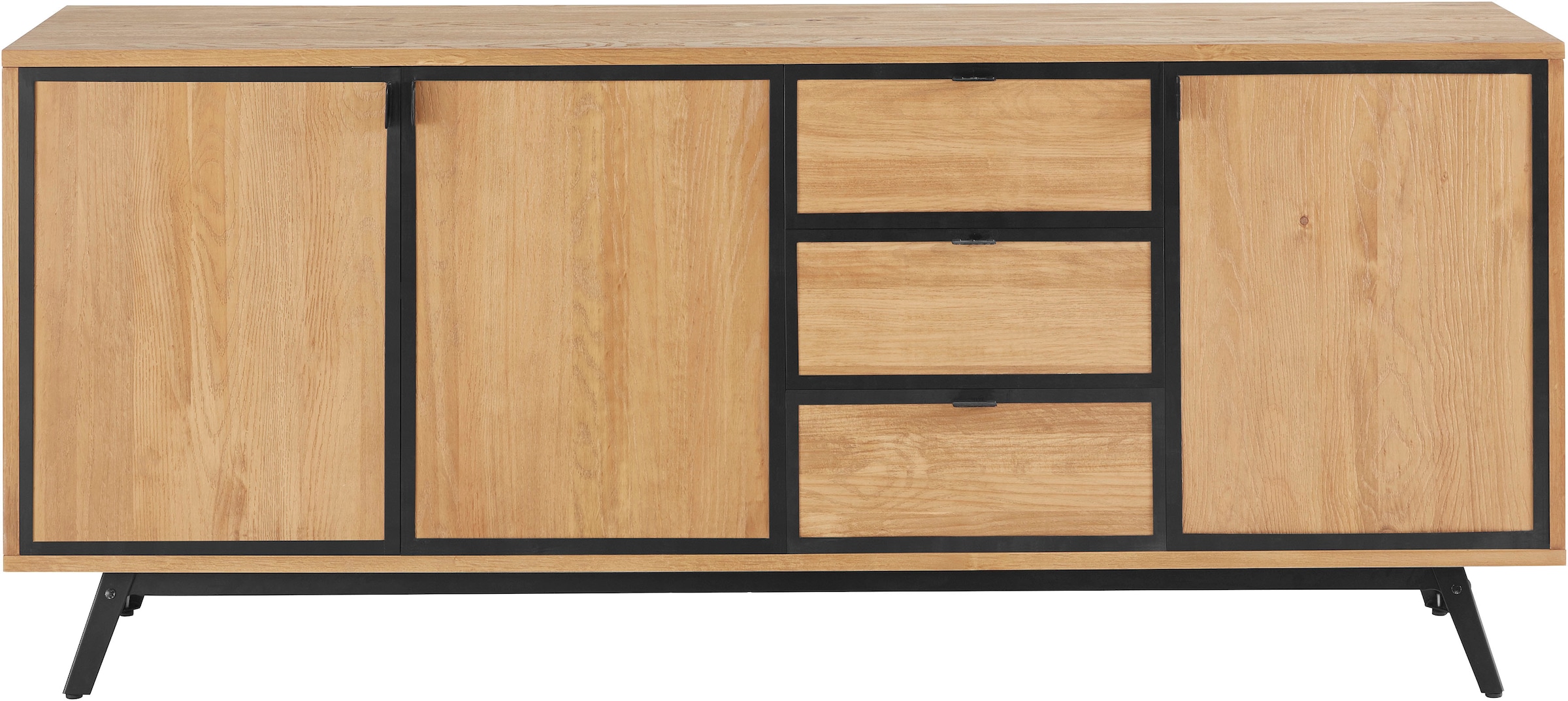 INOSIGN Sideboard »Malu«, Kommode mit Magnetverschluss an den Türen, aus massivem Kiefernholz