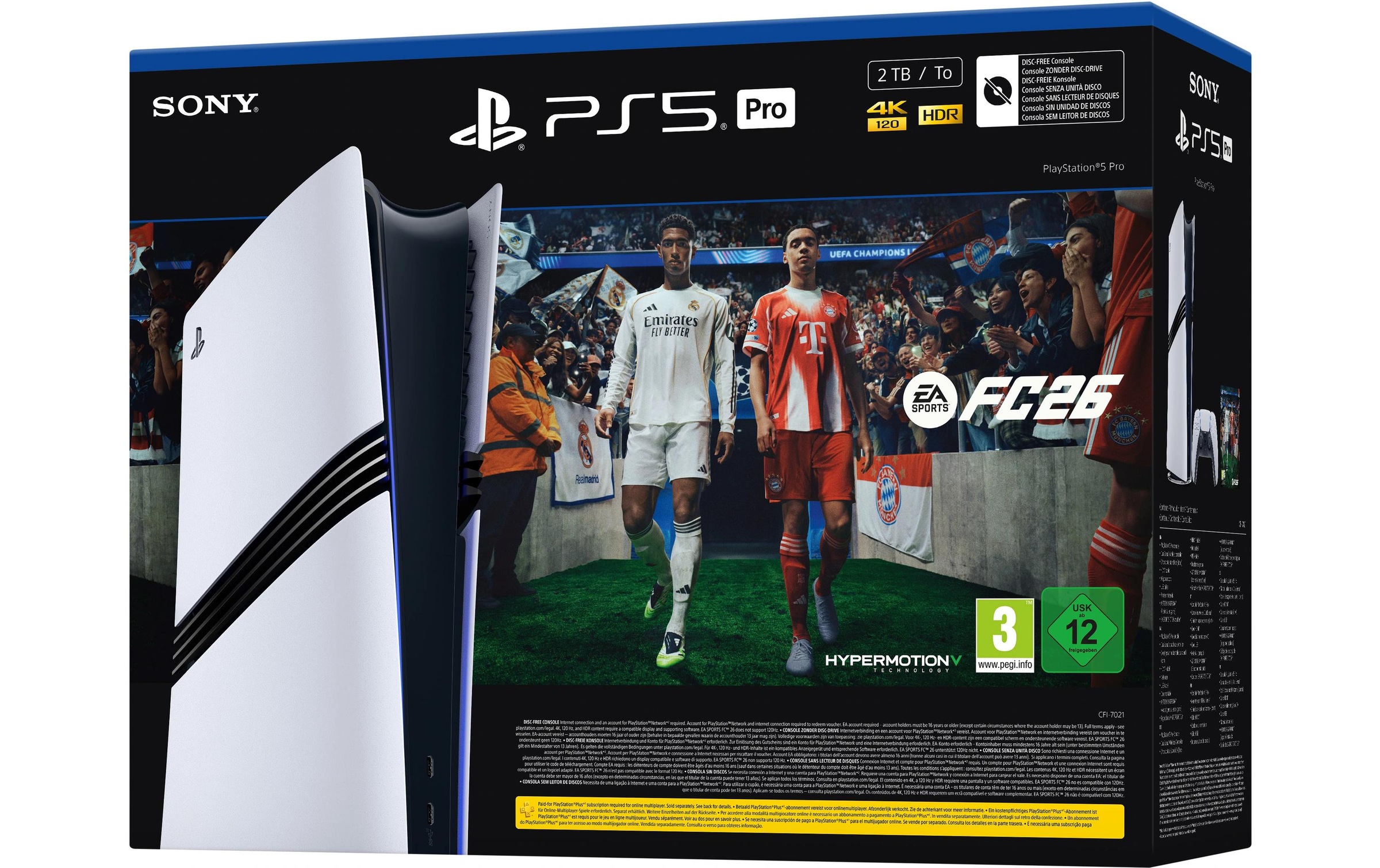 Sony Konsolen-Set »PlayStation 5 Pro 2TB – EA SPORTS FC 26 Bundle« 2 TB