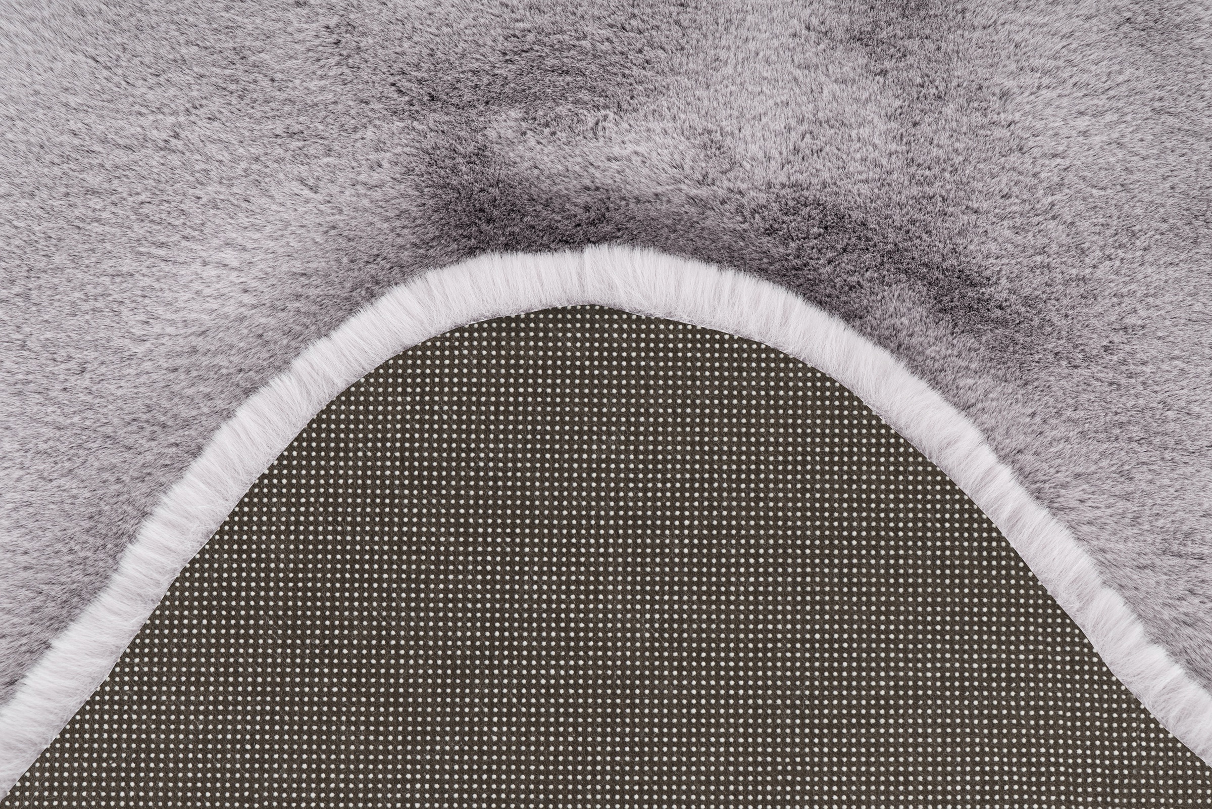 calo-deluxe Fellteppich »Vogesen 200« fellförmig 35 mm Höhe handgetuftet, Kunstfell, Wohnzimmer
