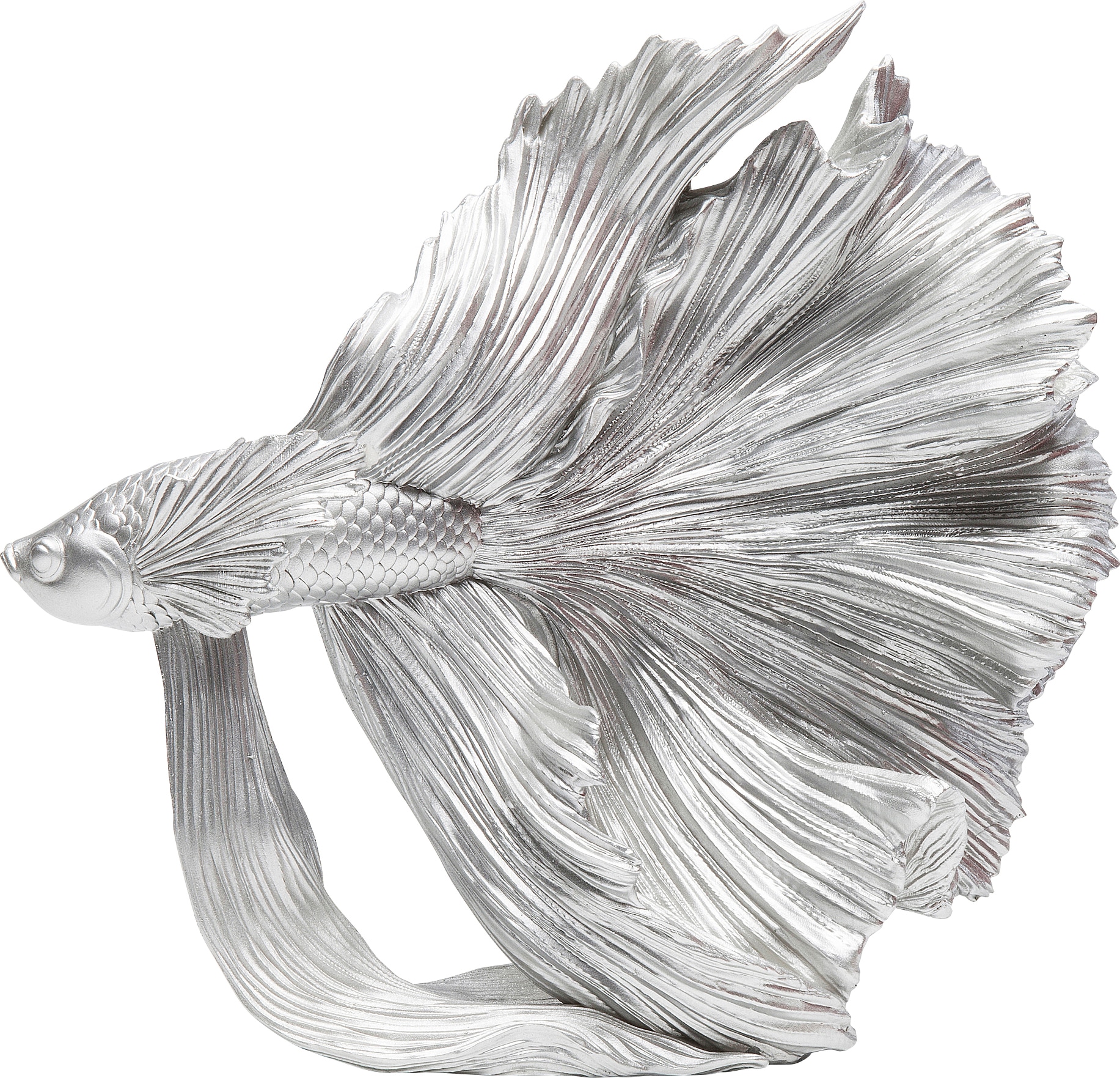 Image of Kare Design Dekofigur "Betta Fish Silber Klein"