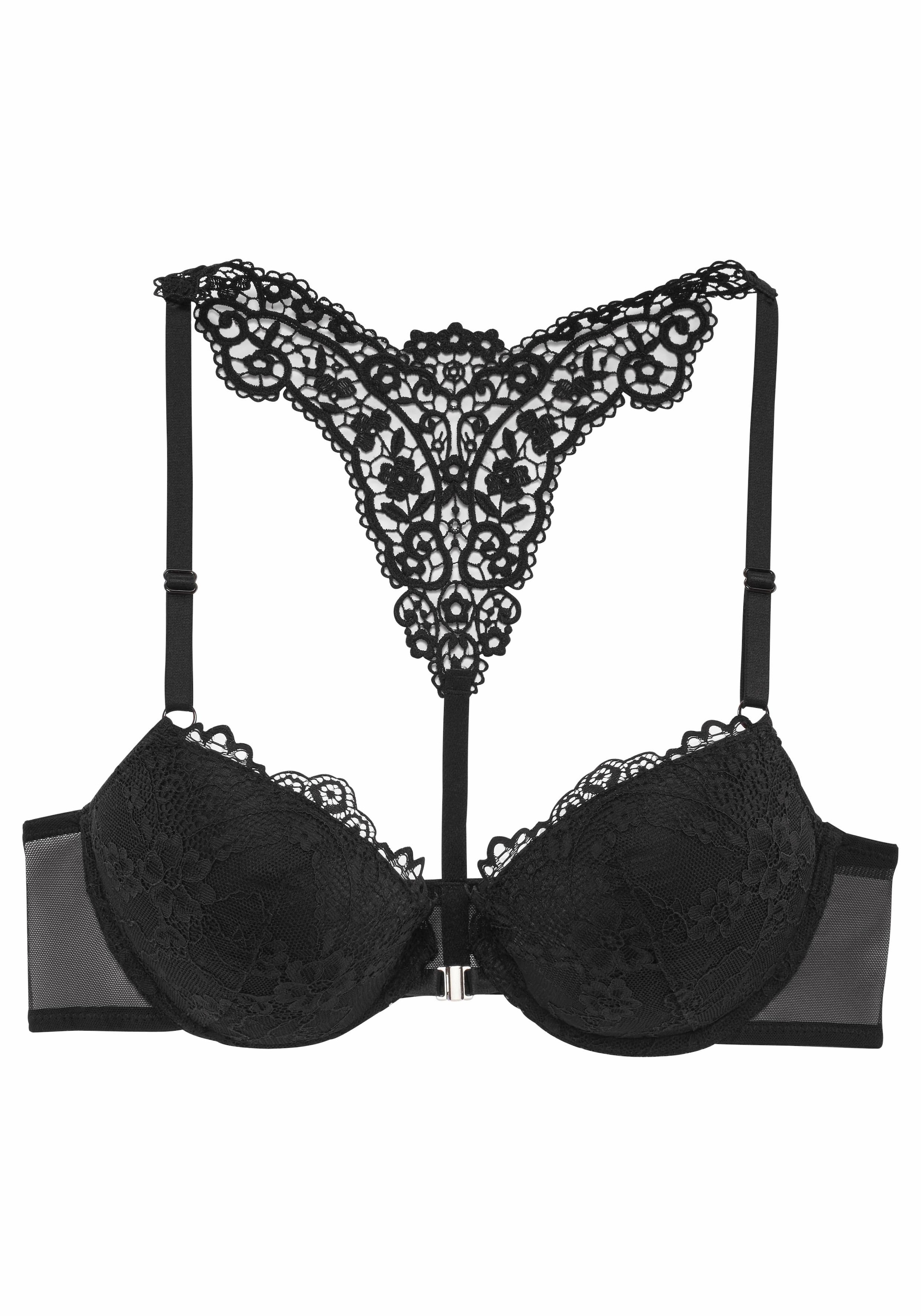 ♕ LASCANA Bustier, Push-up-BH aus floraler Spitze, Dessous  versandkostenfrei bestellen