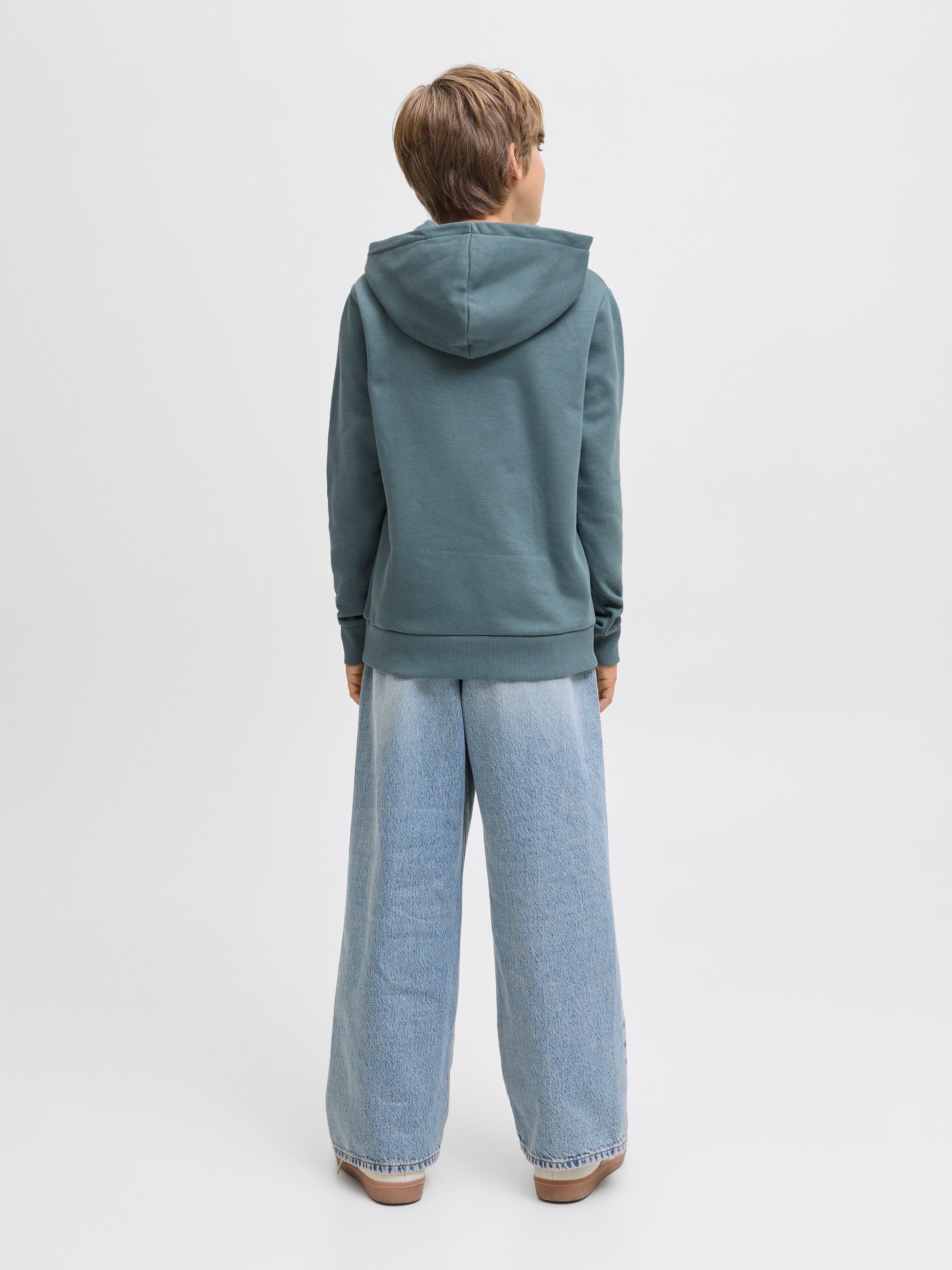 Jack & Jones Junior Kapuzensweatshirt »JJECALEB VARSITY SWEAT HOOD NOOS JNR«