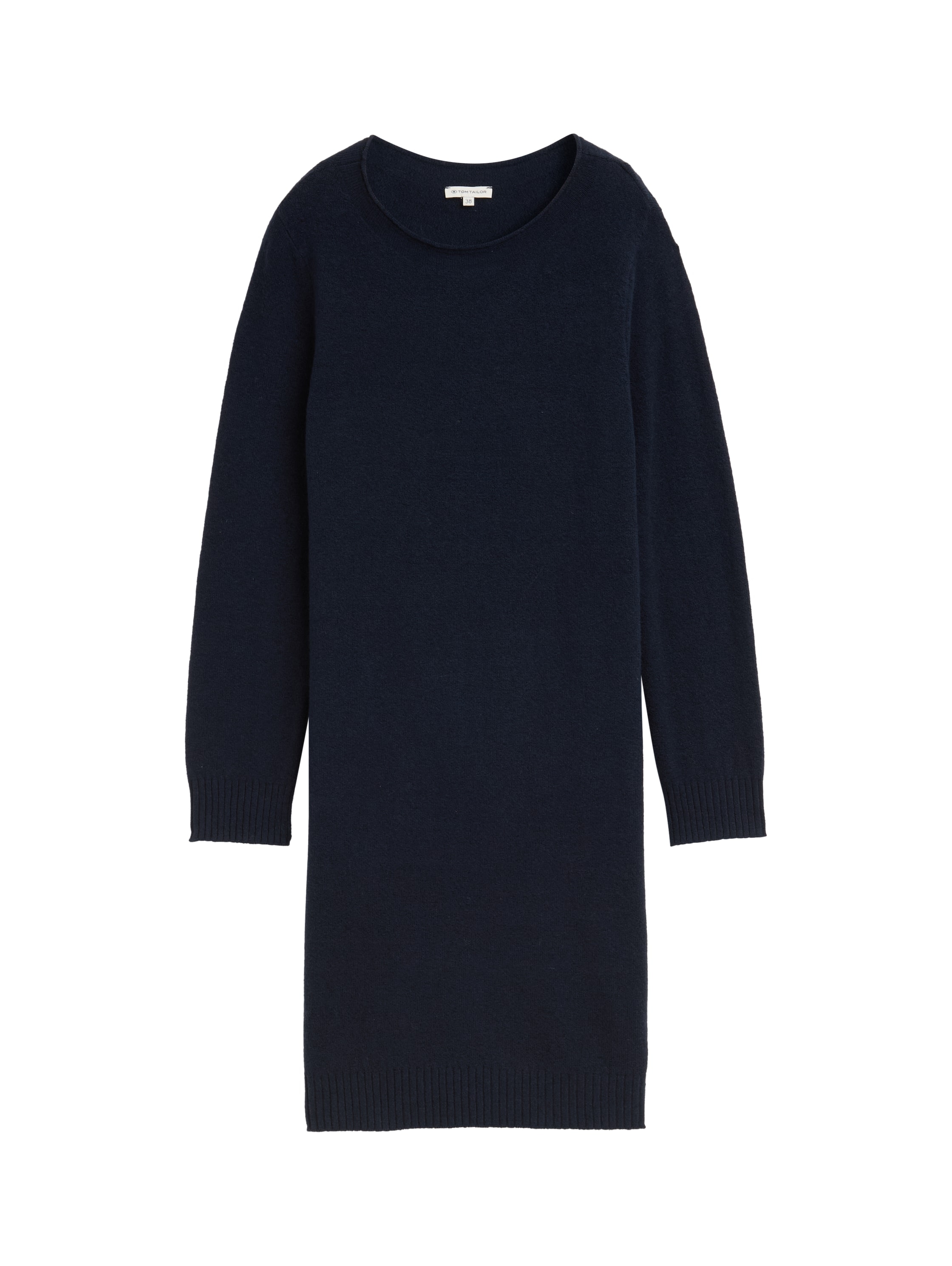 TOM TAILOR Robe en tricot mit Rippbündchen