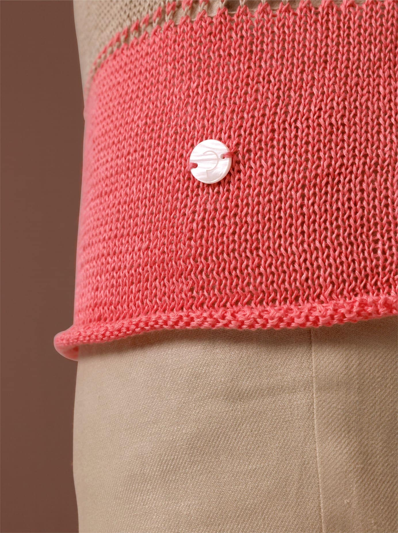 CREATION L PREMIUM Strickpullover »Leinen-Pullover«