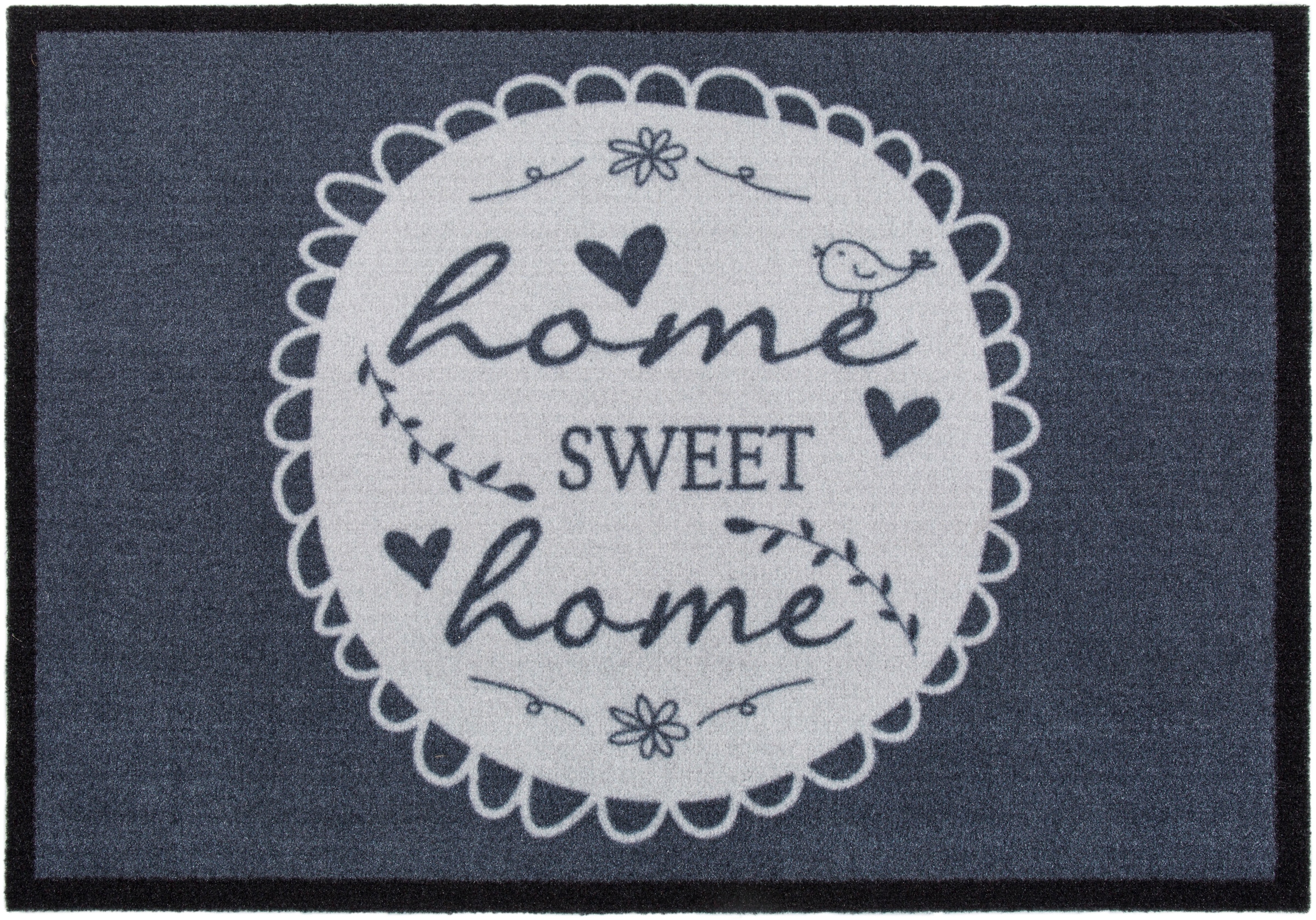 Fussmatte »Home Sweet Home«, rechteckig, Schmutzfangmatte, rutschfest, mit Spruch,...