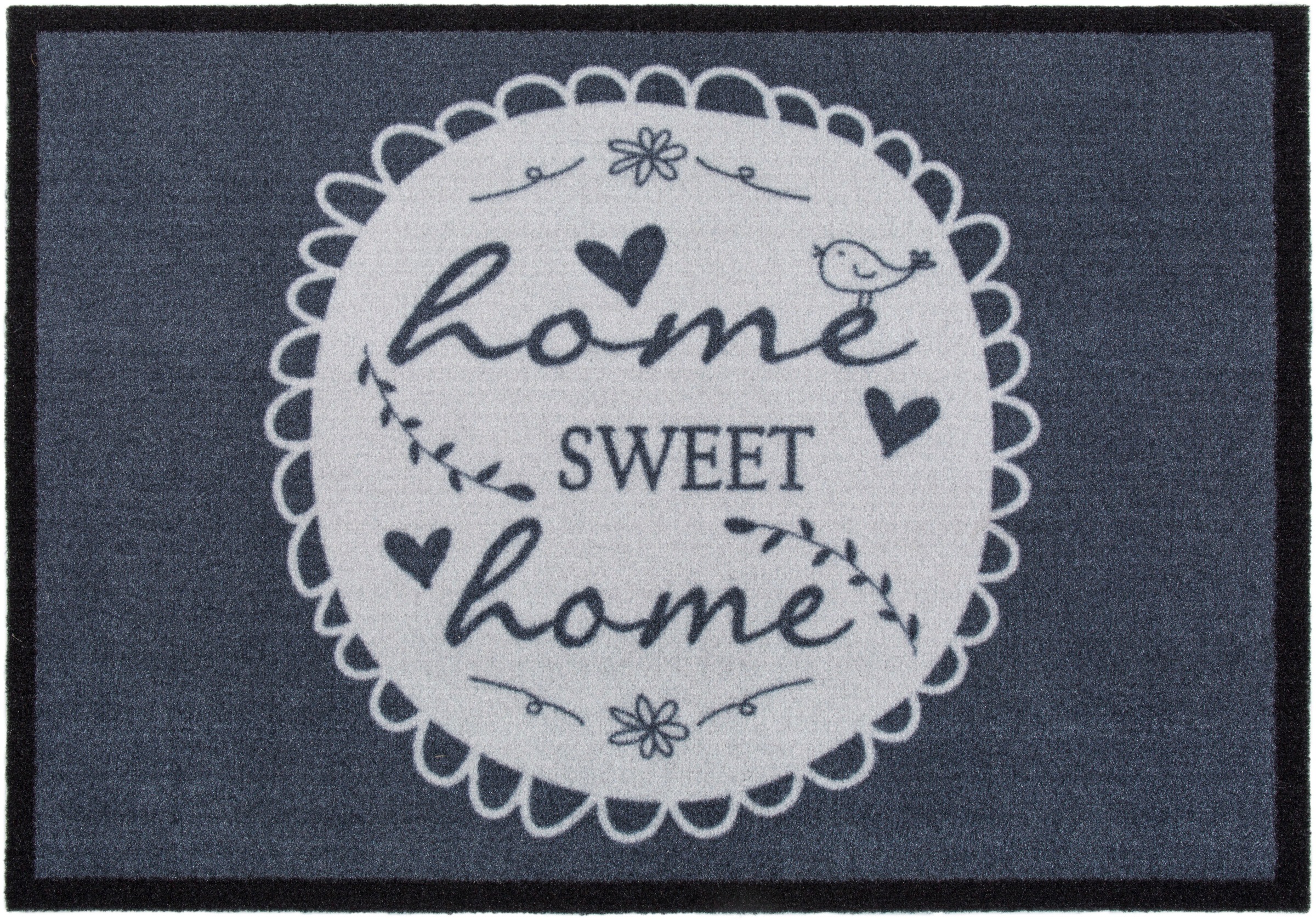 Image of Andiamo Fussmatte »Home Sweet Home«, rechteckig, 5 mm Höhe, Schmutzfangmatte, rutschfest, mit Spruch, waschbar bei Ackermann Versand Schweiz