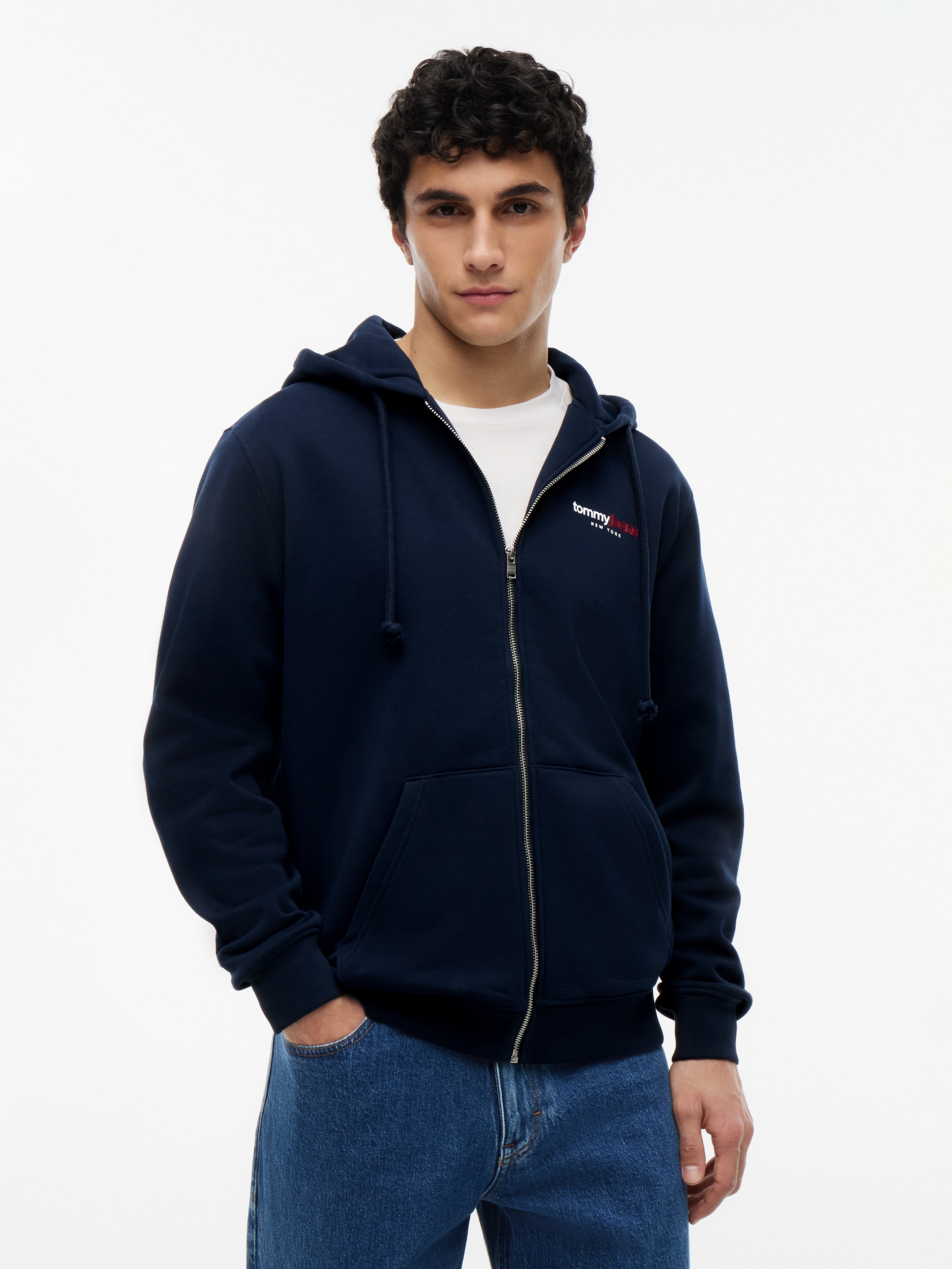 Image of Tommy Jeans Kapuzensweatjacke "TJM REGULAR DNA BACKPRINT FULLZIP"