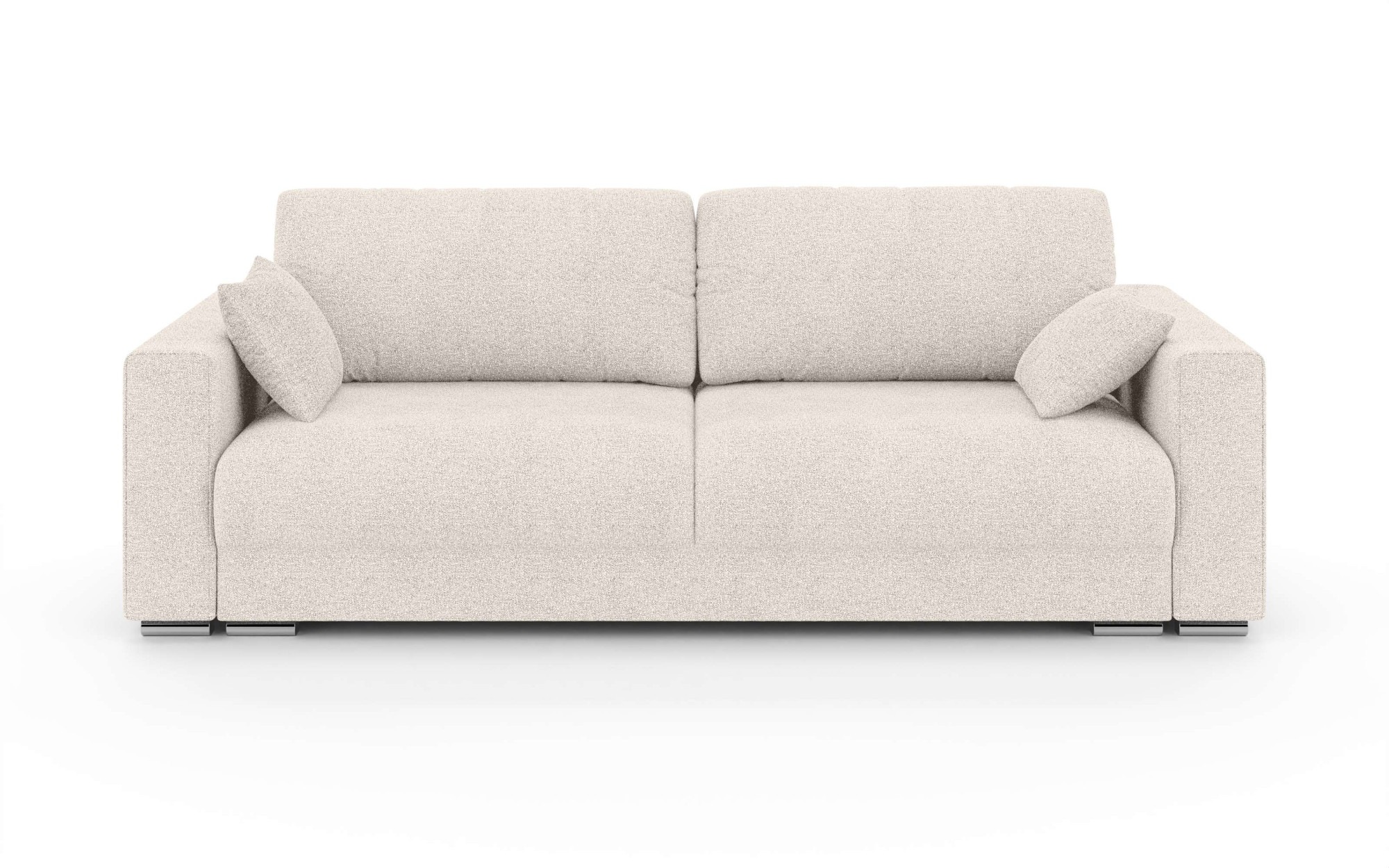 INOSIGN 3-Sitzer »Stevinson Schlafsofa mit Bettkasten, Masse B/H/T: 229/87/97 cm«, mit Wellenunterfederung, 2 Rückenkissen und 2 Zierkissen