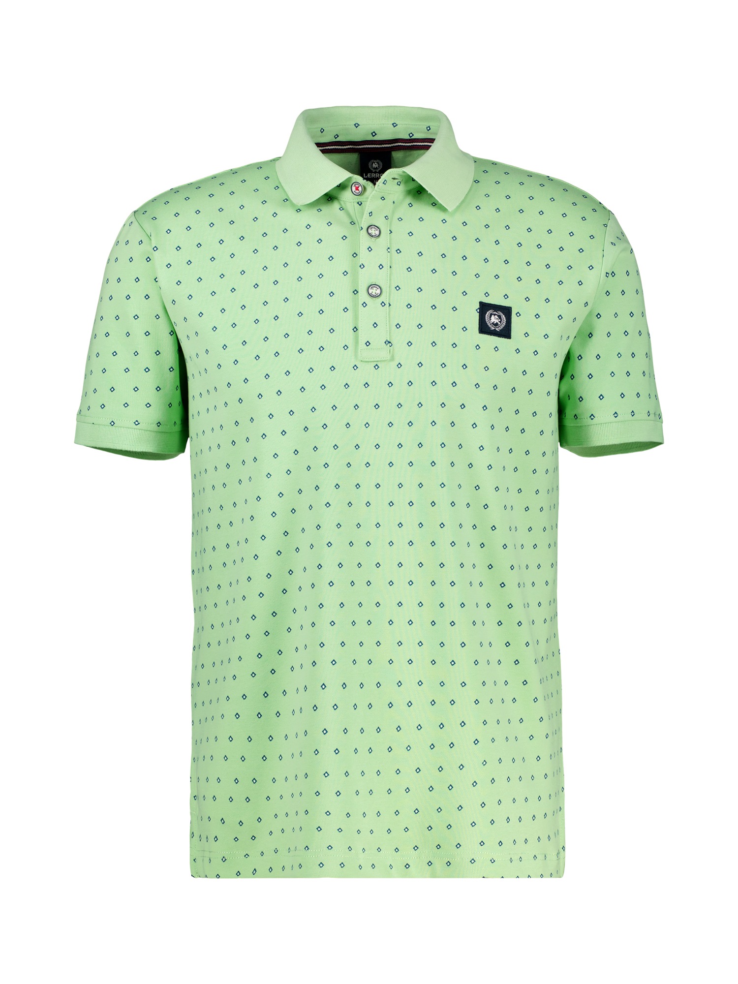 LERROS Poloshirt »LERROS Herren Poloshirt mit Minimalprint«