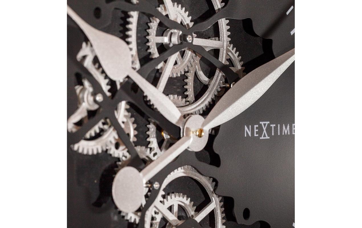 NEXTIME Wanduhr »NeXtime Wire Gear Clock 90.«