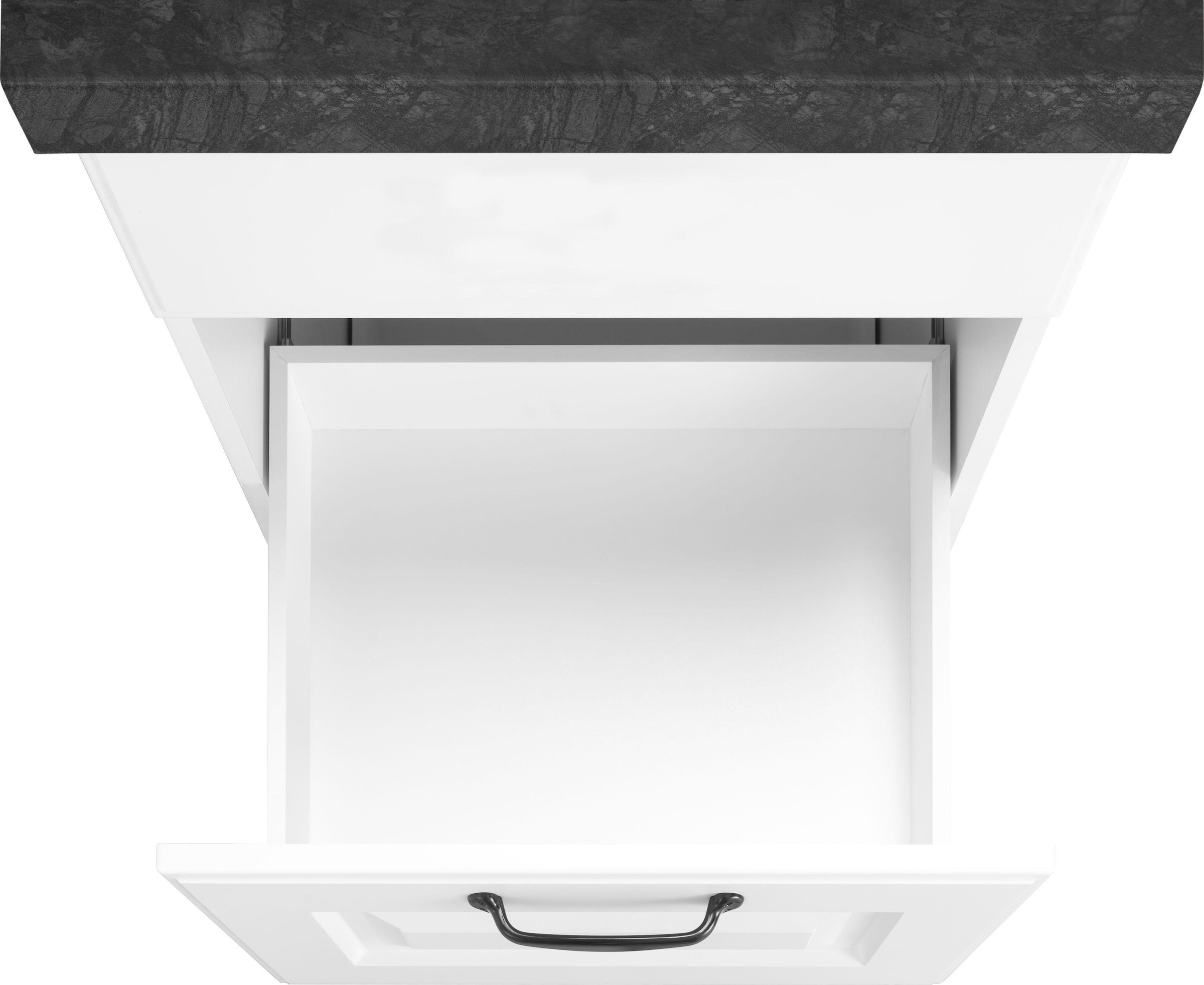 wiho Küchen Armoire d'encastrement pour table de cuisson »Erla« 60 cm breit mit Kassettenfront