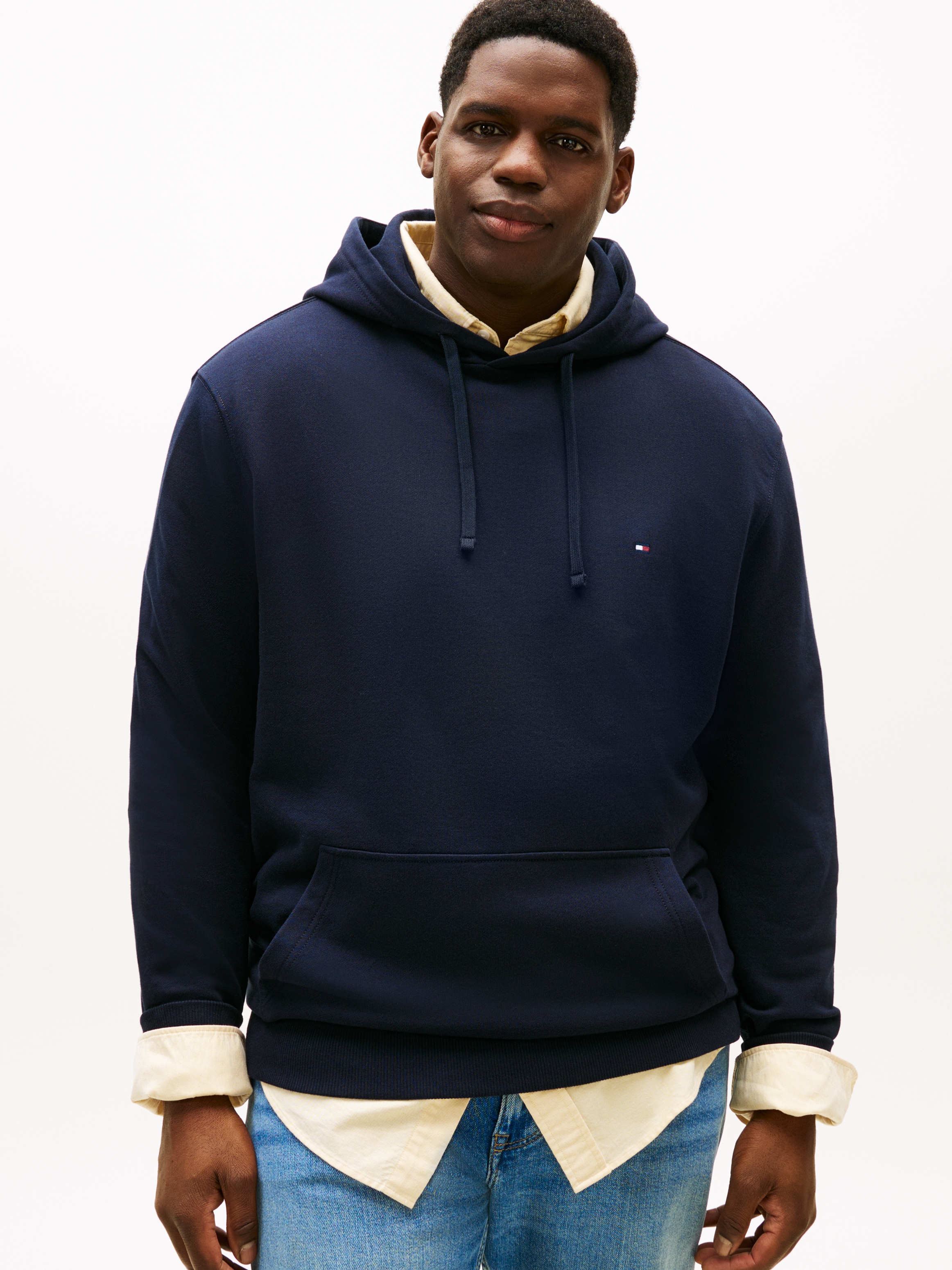 Image of Tommy Hilfiger Big & Tall Hoodie "BT-ESSENTIAL TERRY", Basic, normale Passform, Grosse Grössen
