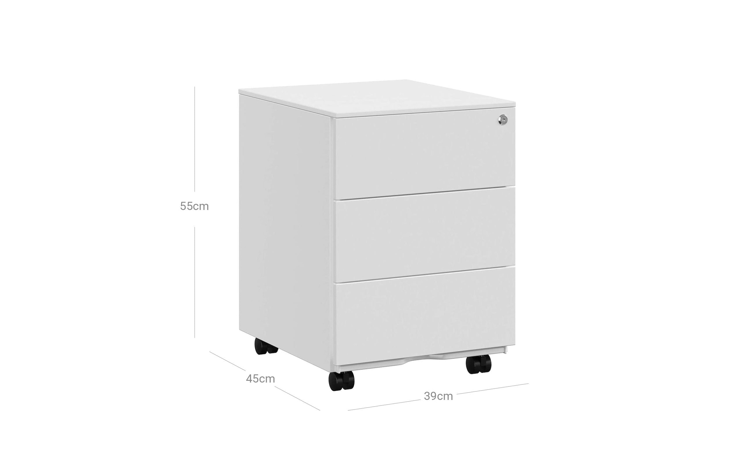 SONGMICS Aktenschrank »mit 3 Schubladen«