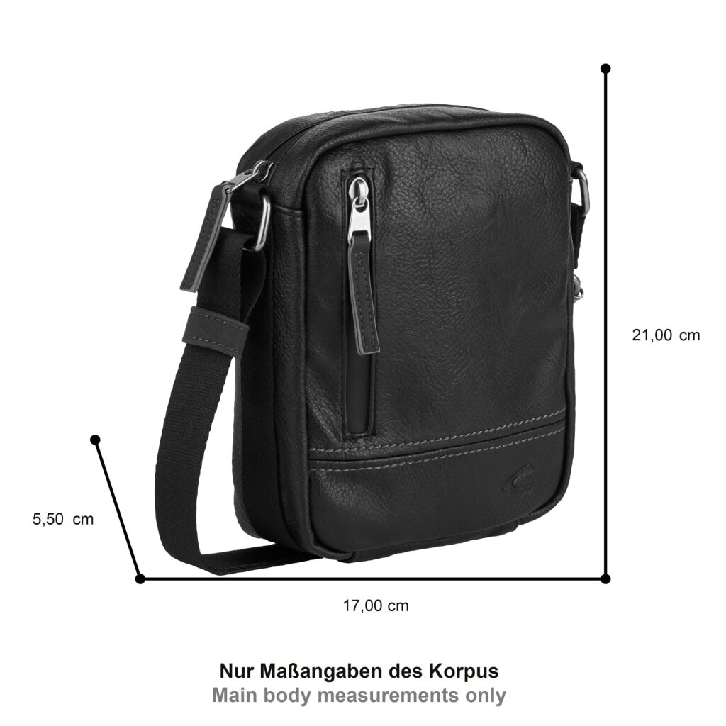 camel active Sac à bandoulière »Traces« Homme, sac épaule, fonctionnel avec de nombreuses poches