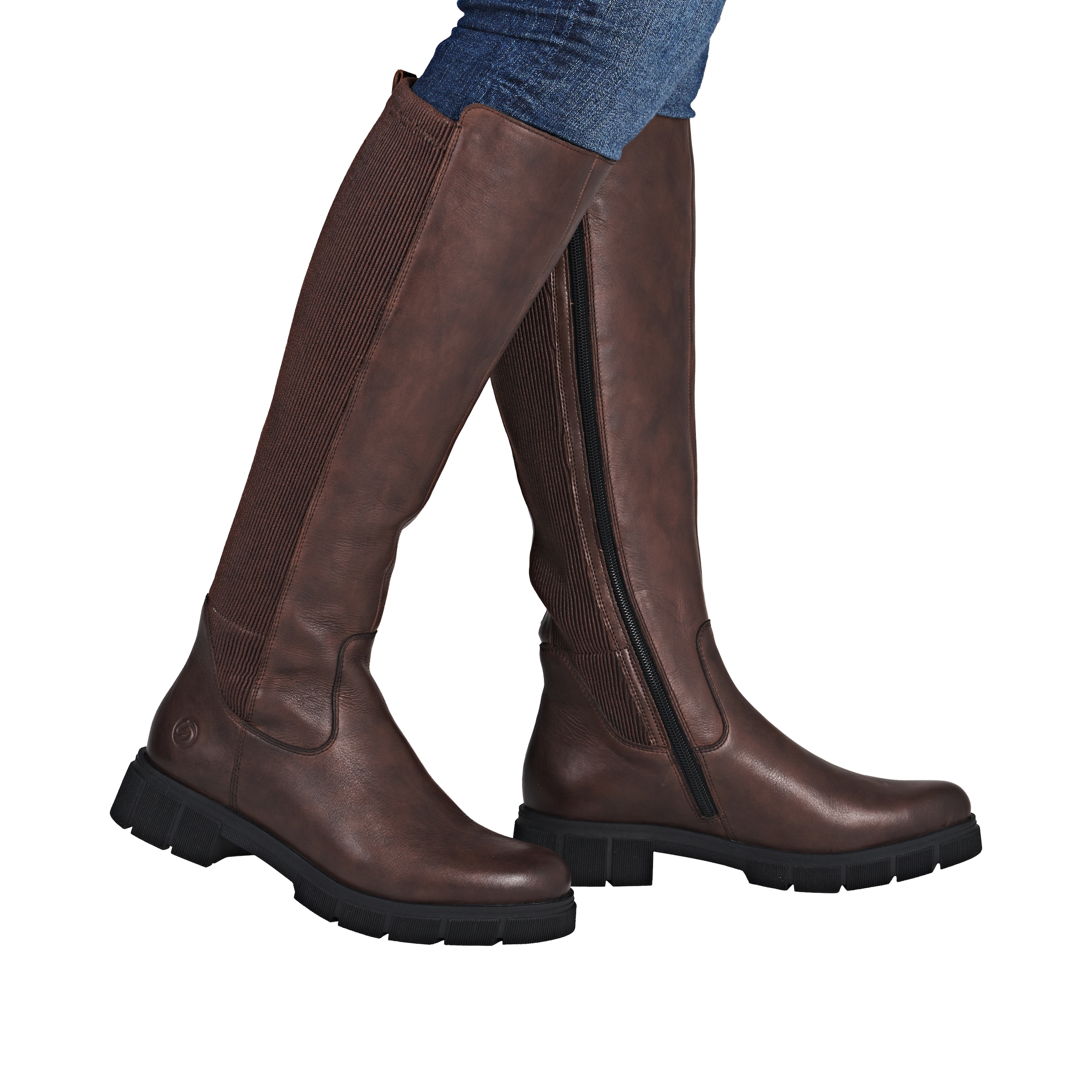 Remonte Bottes  Langschaftstiefel, Stretchstiefel, mit herausnehmbarer Einlage