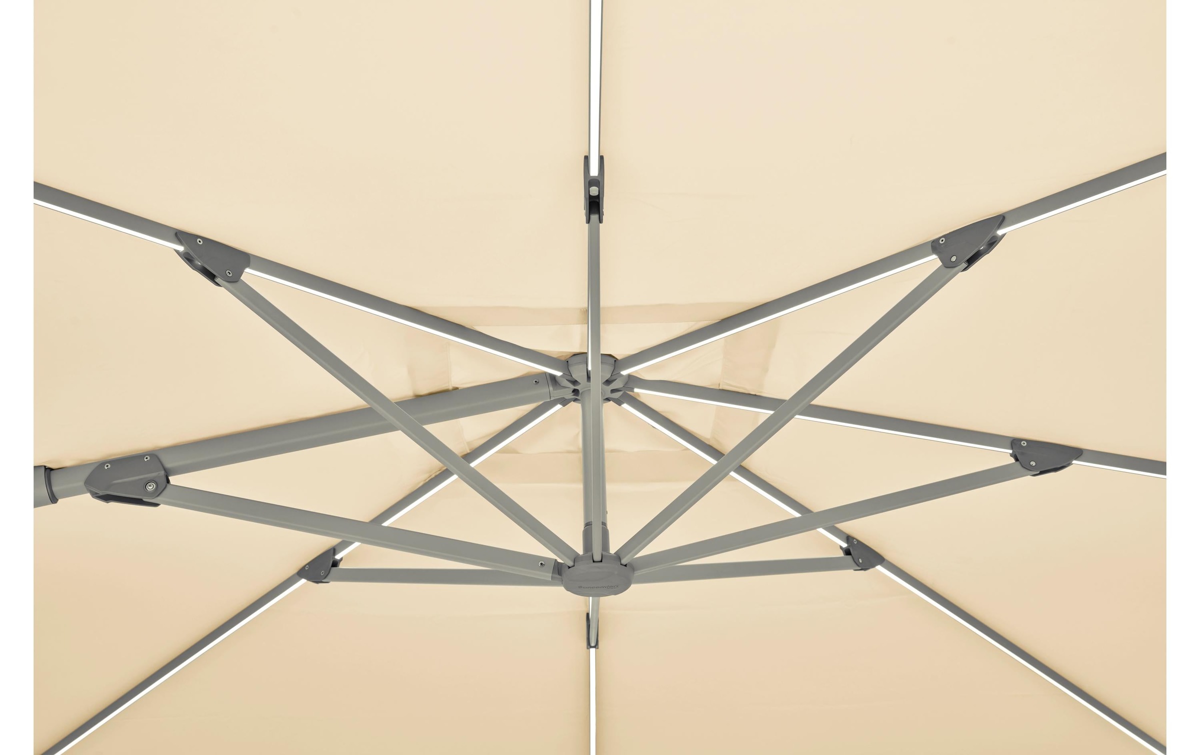 Sonnenschirm »Suncomfort by Glatz Varioflex Solar LED, 300 x 300 cm«