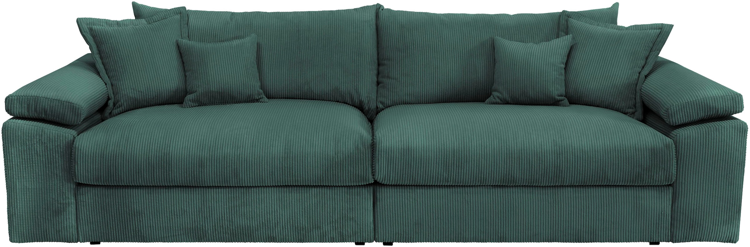 Home affaire Big-Sofa »Soft&Cosy XXL - Breite 303 cm«, Mega-Sofa, Cord oder Chenille-Struktur, Federkern-Polsterung
