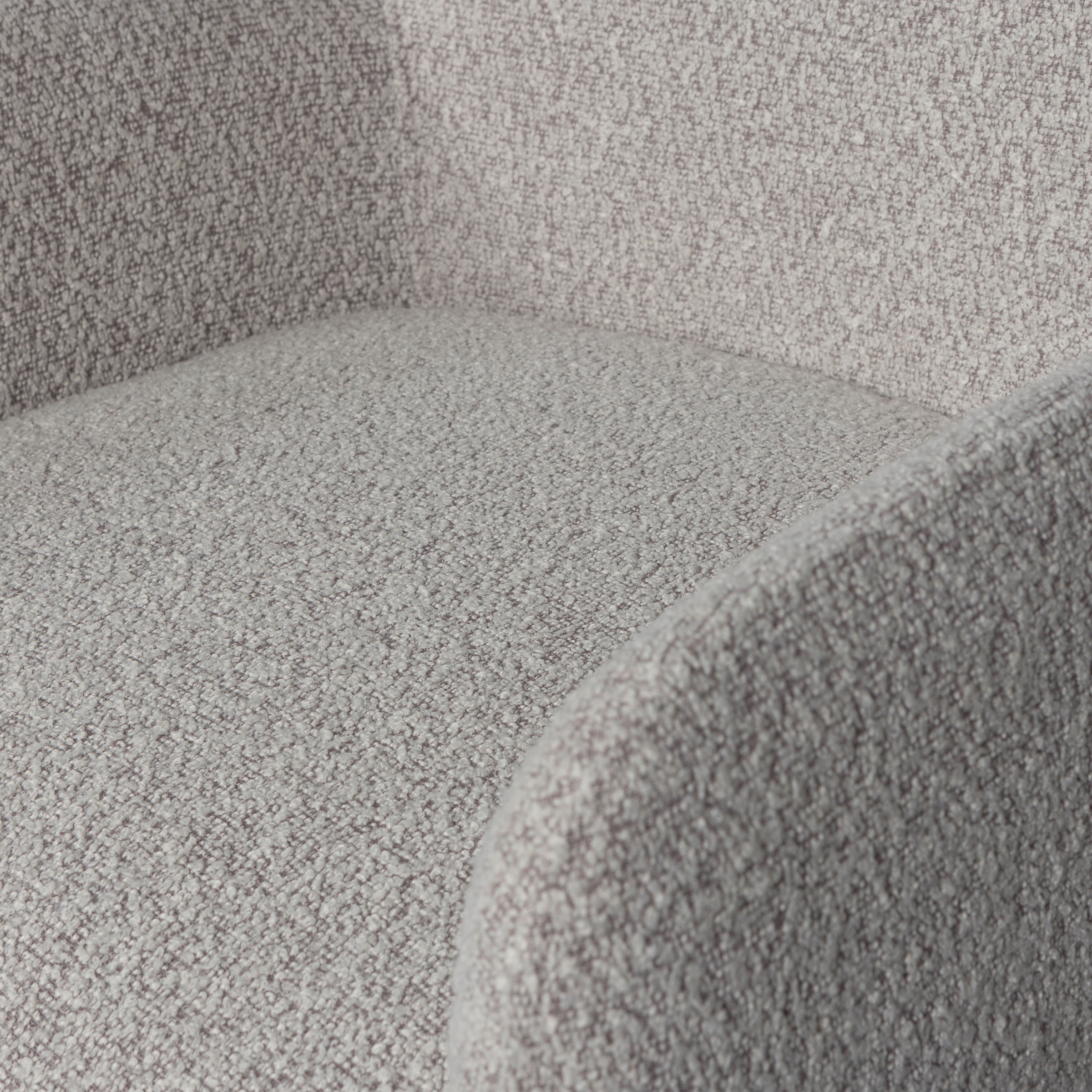WOOOD Chaise de salle à manger »Elegance Bouclé-Bezug mit 3D-Melange-Effekt, H 83 x B 54 x T 57 cm« () capacité de charge 120 kg, livré monté, bonne résistance à l'usure
