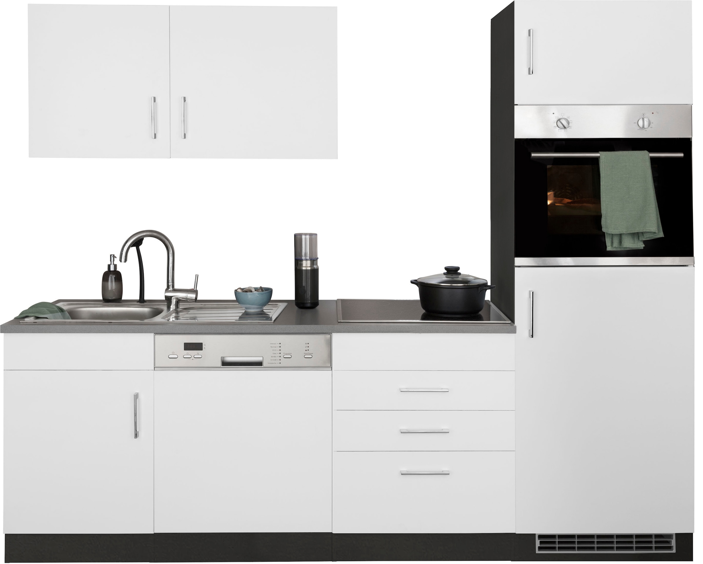 Image of KOCHSTATION Küchenzeile "KS-Paris" Breite 230 cm, wahlweise mit E-Geräten und Induktion
