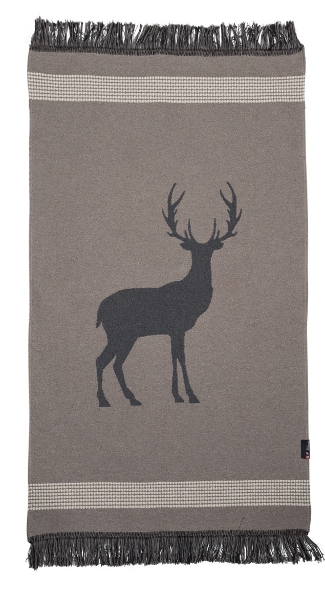 Image of DAVID FUSSENEGGER Teppich, rechteckig, 2 mm Höhe, mit eingewebtem Hirschmotiv - Made in Austria bei Ackermann Versand Schweiz