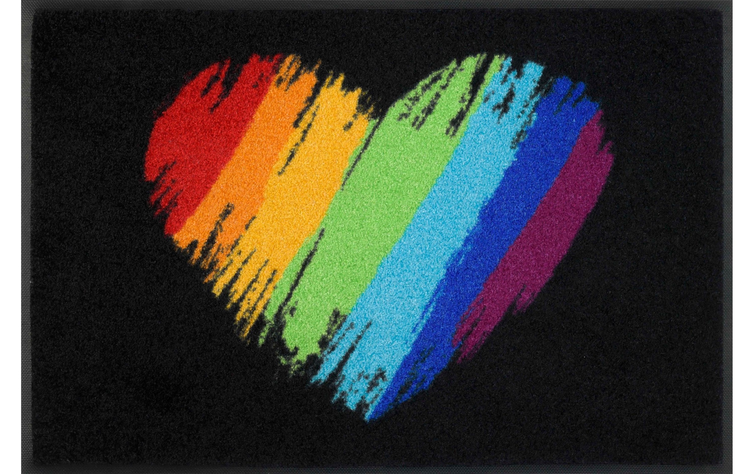 Image of wash+dry by Kleen-Tex Fussmatte »Pride Heart 50«, quadratisch, - mm Höhe bei Ackermann Versand Schweiz