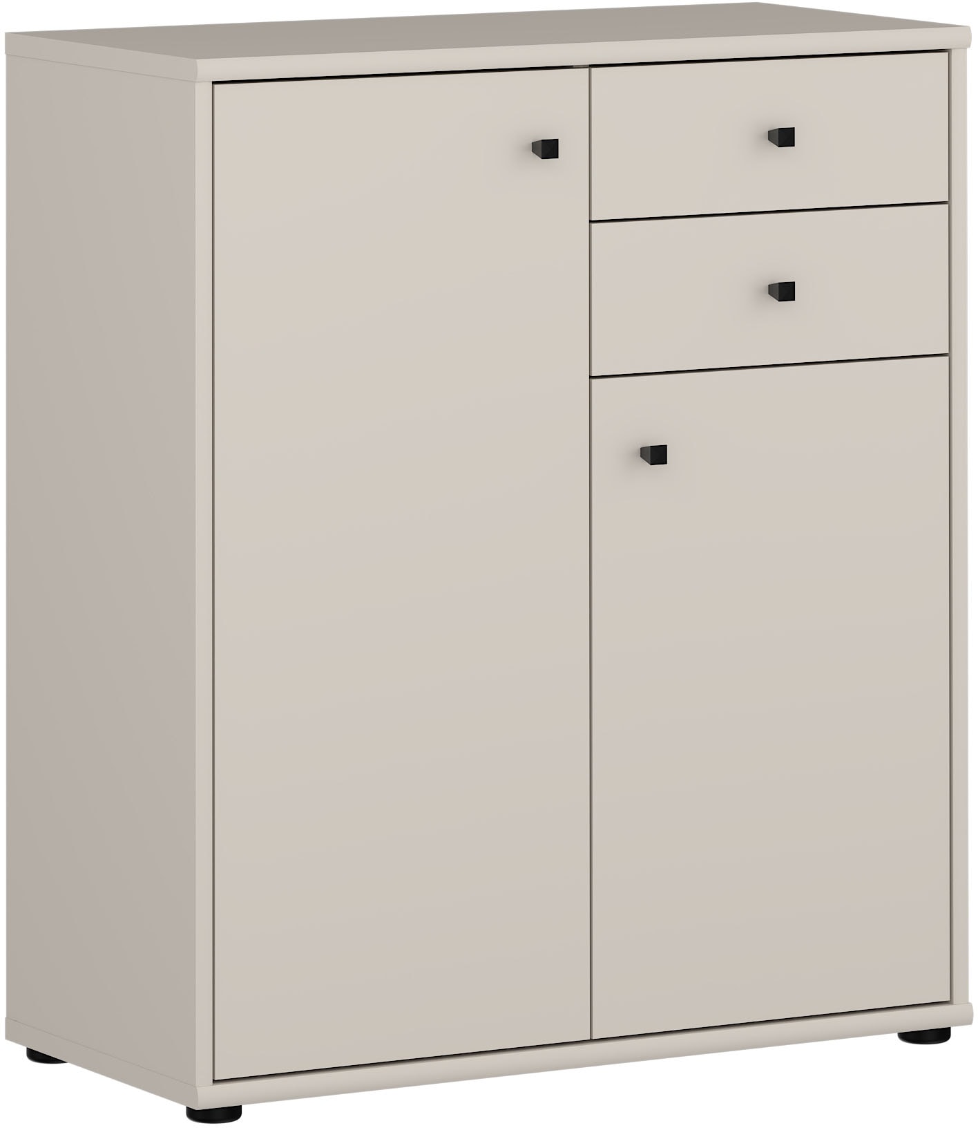 Image of FORTE Kommode "Tempra, Kommode, 2 Türen, 2 Schubkästen, viel Stauraum" B/H/T 73,7/85,5/34,8 cm