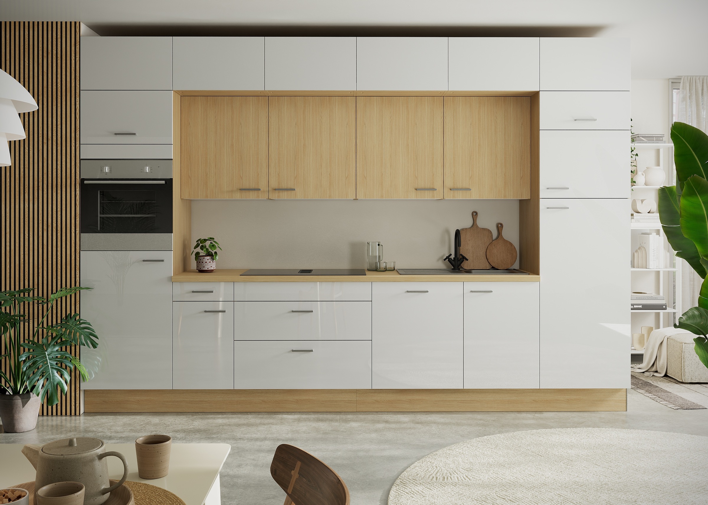 KOCHSTATION Küchenzeile »KS-Lucy« Breite 360 cm, Soft-Close, inkl. Zubehör, wahlweise mit E-Geräten