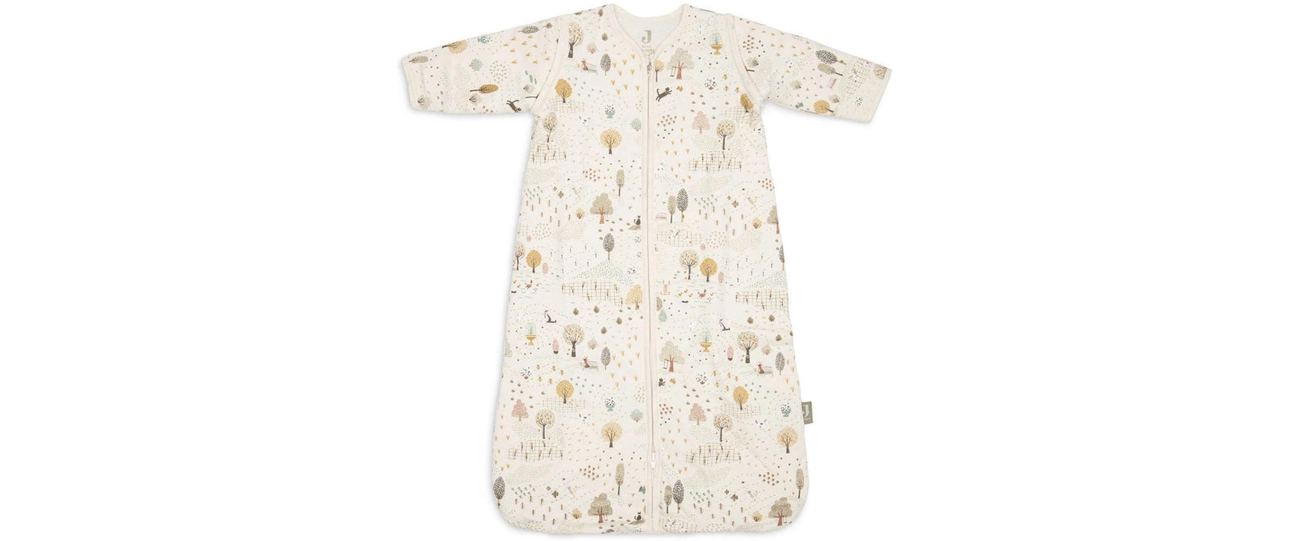 Image of Jollein Babyschlafsack "Tiny Park 90 cm" Gefütterter Schlafsack mit abnehmbaren Ärmeln