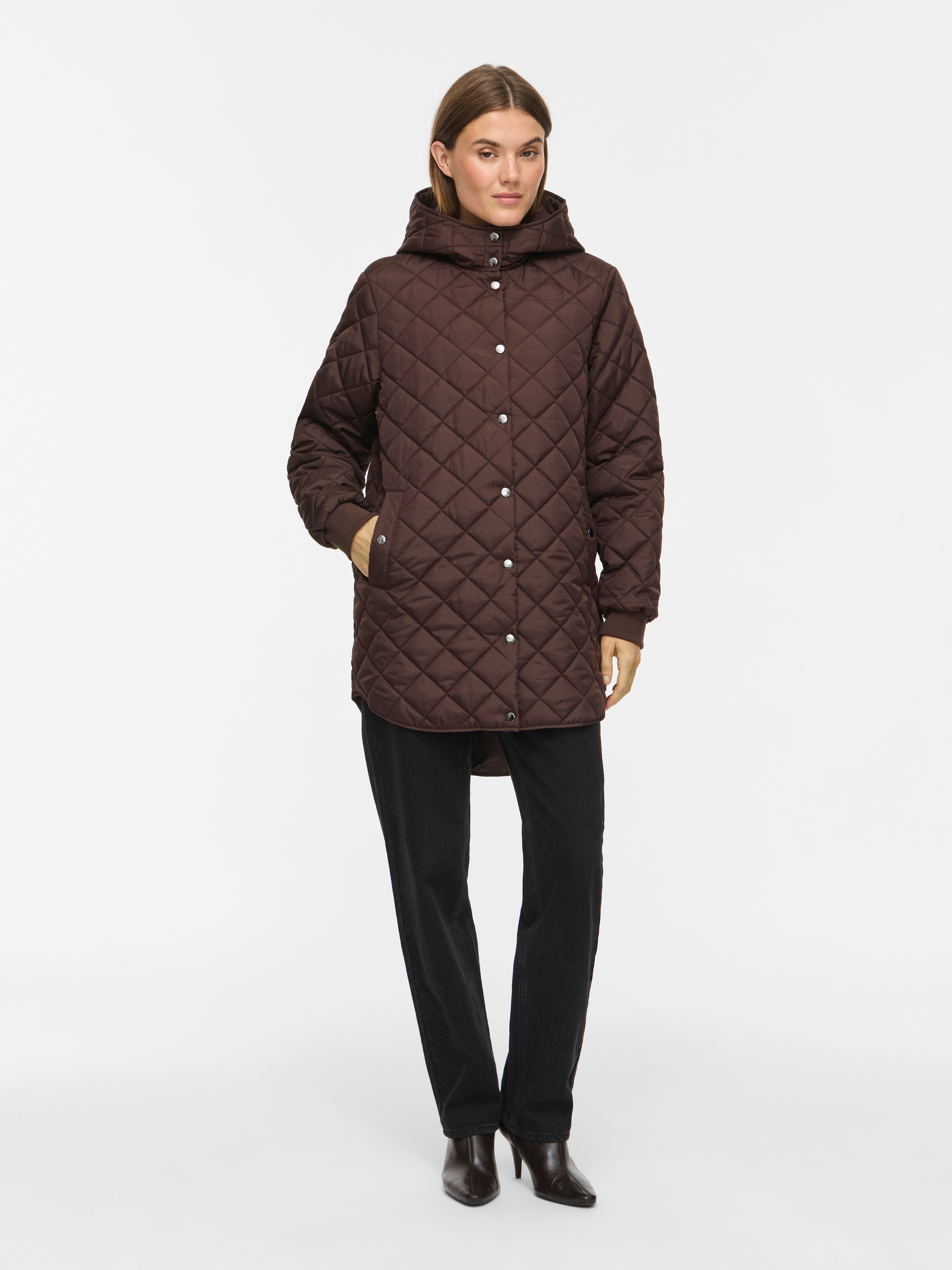 Vila Veste matelassée »VITATE L/S HOODED JACKET - NOOS« avec capuche fibre synthétique