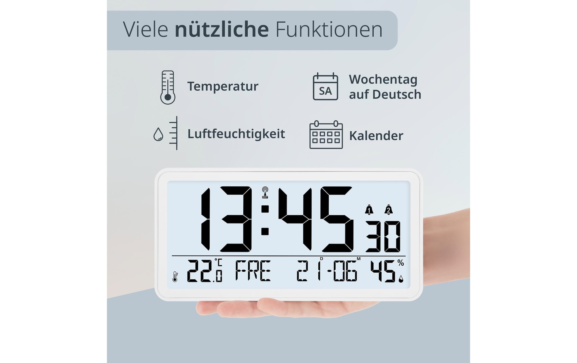 ADE Tischuhr »digital«