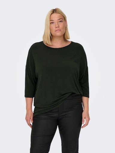 ONLY CARMAKOMA 3/4-Arm-Shirt »CARLAMOUR 3/4 TOP JRS NOOS«