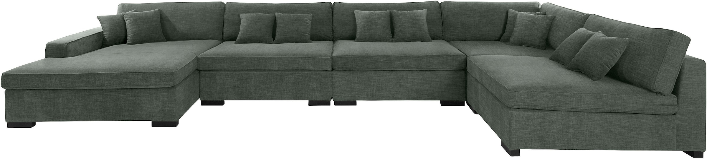 Guido Maria Kretschmer Home&Living Wohnlandschaft »Skara XXL U-Form«, Lounge-Sofa XXL mit Federkern-Polsterung, in vielen Bezugsvarianten