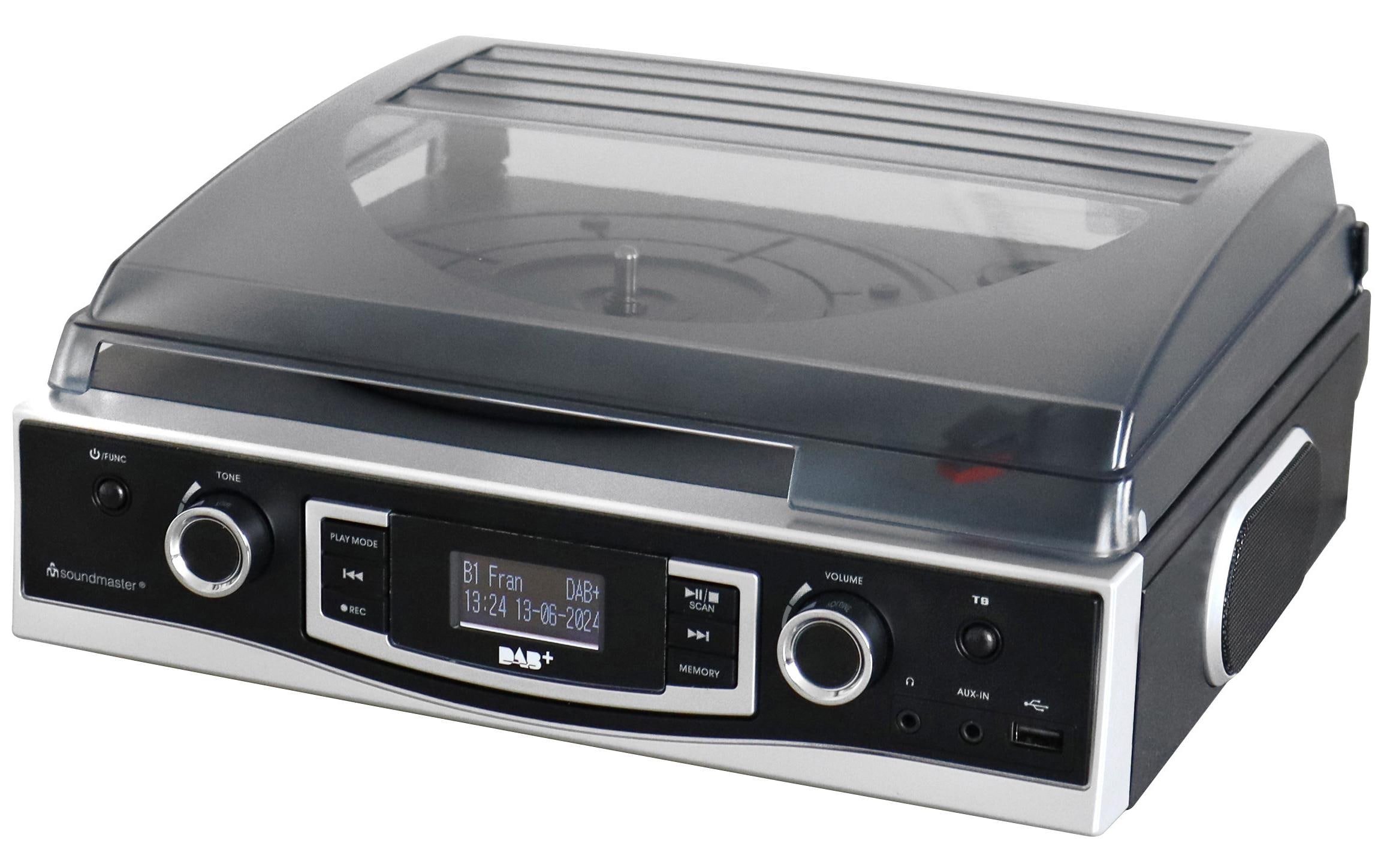 Soundmaster Plattenspieler »PL590SW Schwarz«