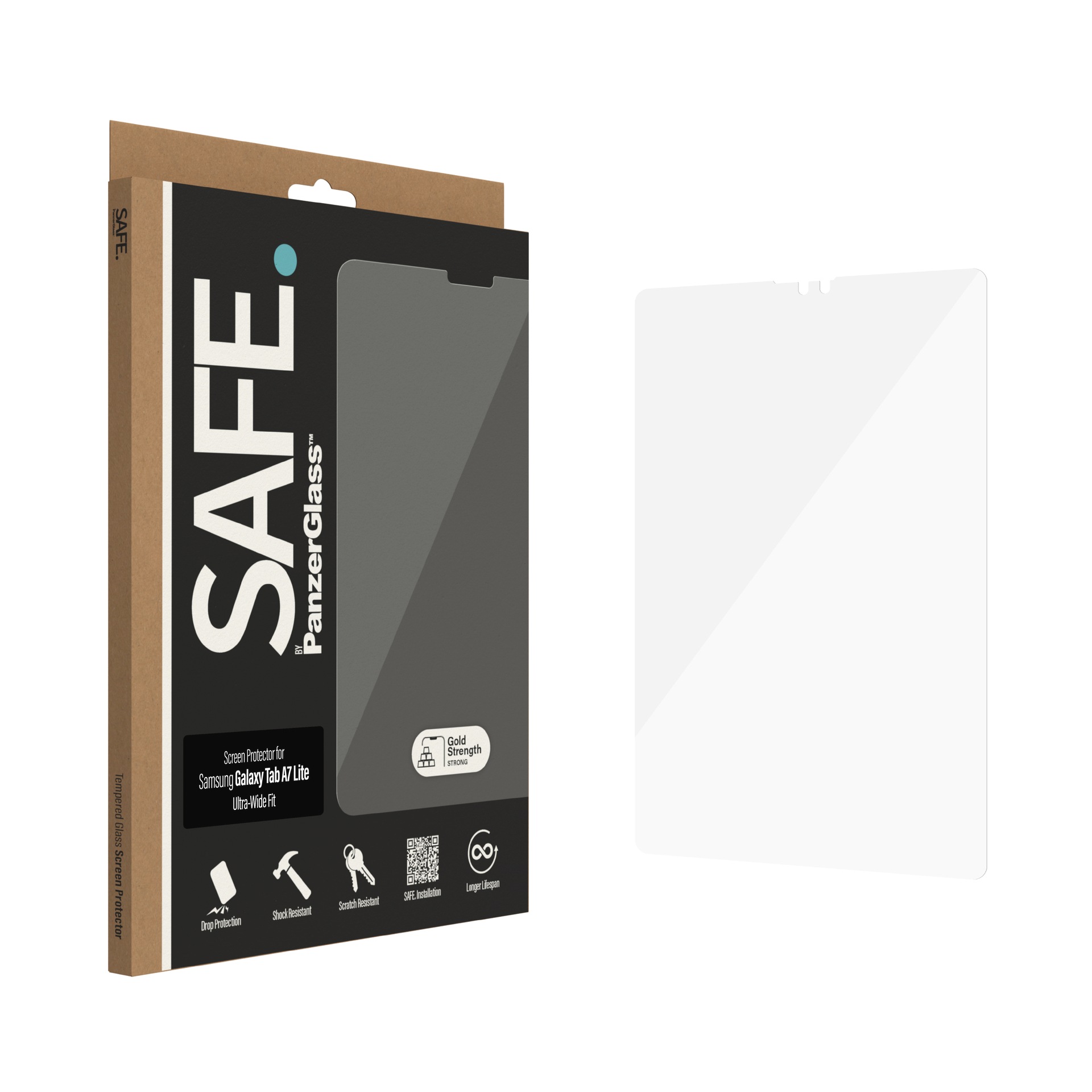 SAFE by PanzerGlass Displayschutzfolie »Glas Samsung Galaxy Tab A7 Lite, UWF«