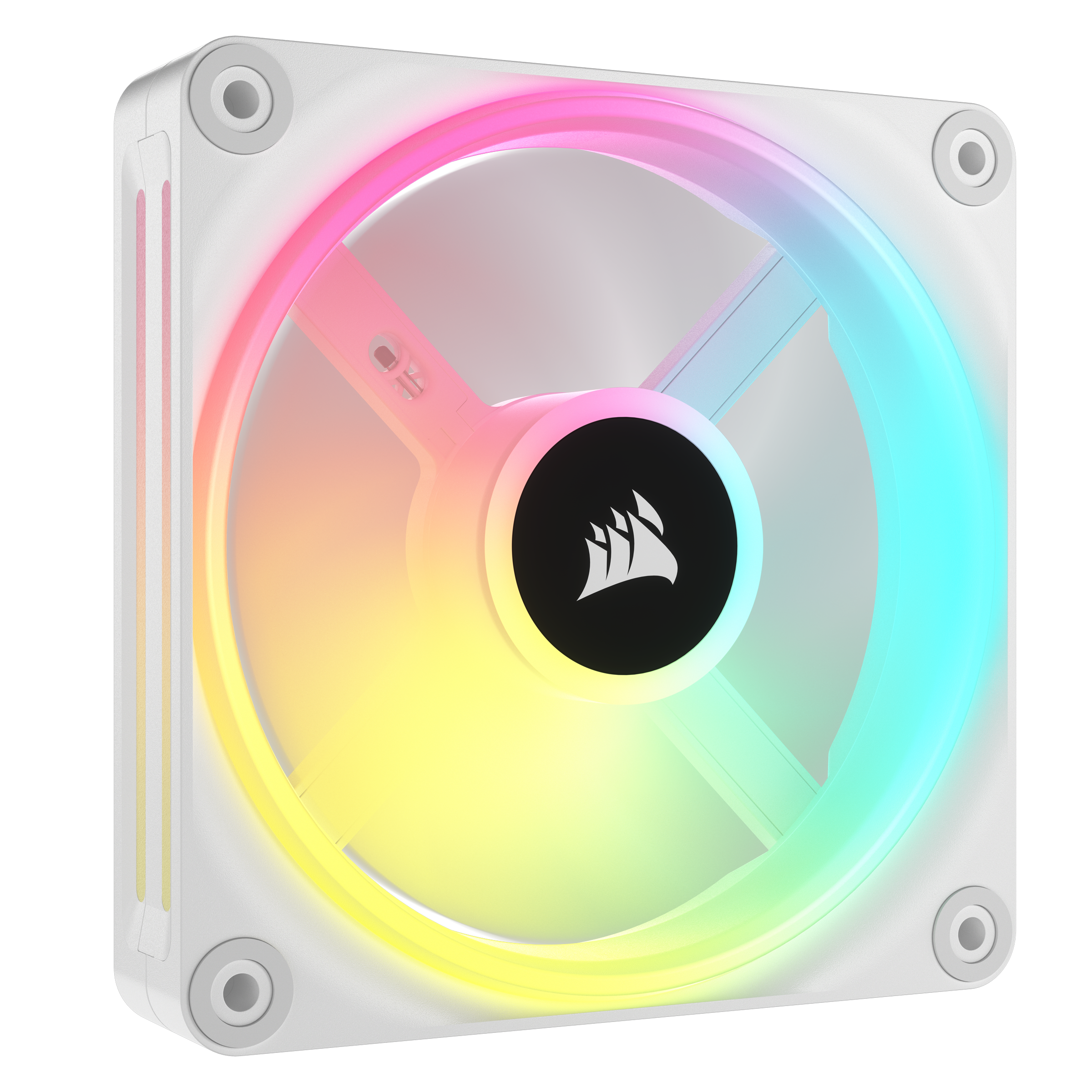 Gehäuselüfter »iCUE LINK QX120 RGB Starter-Kit – Weiss 120-mm-PWM-Lüfter«, RGB-Lüfter
