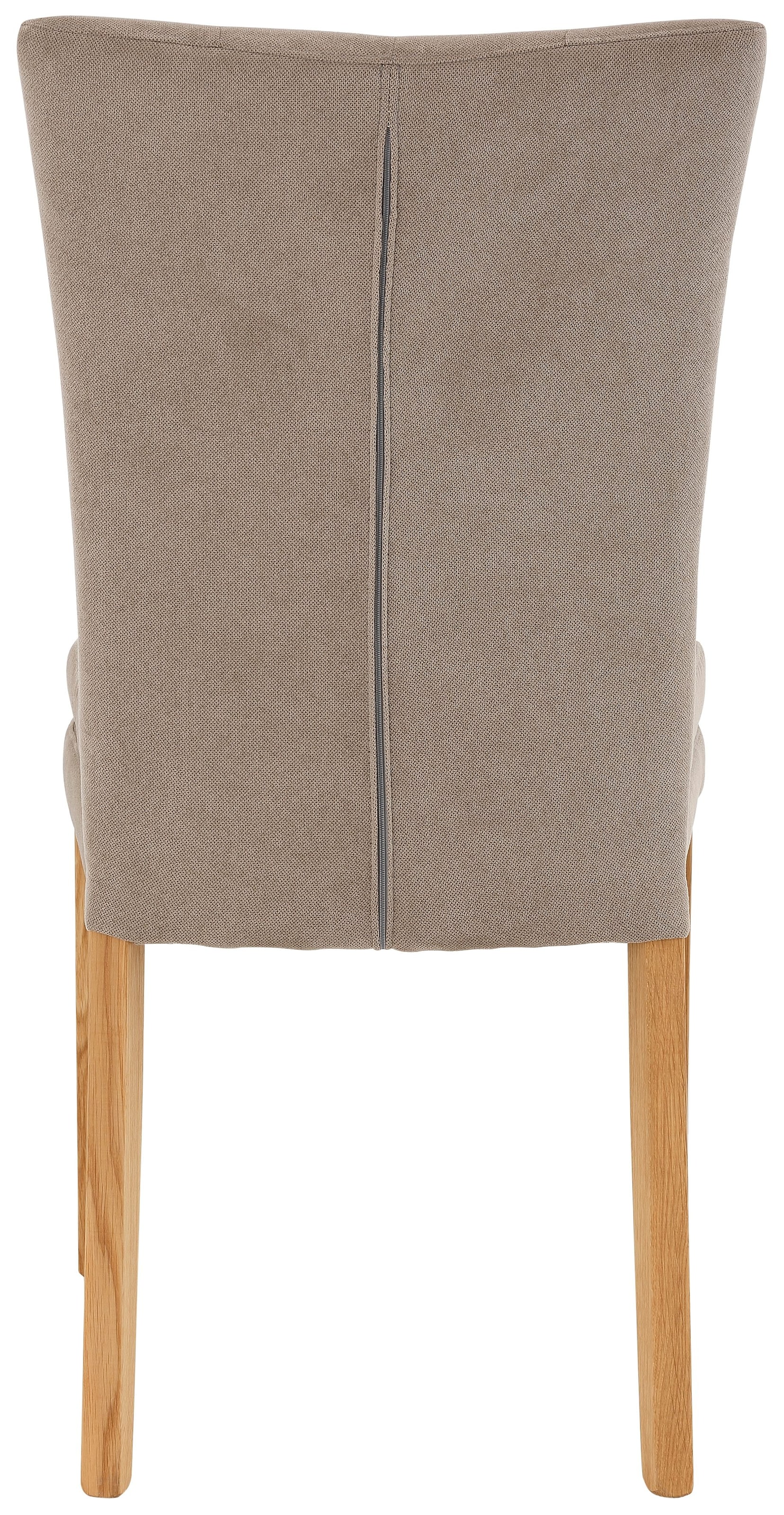 Home affaire Esszimmerstuhl »Colorado BESTSELLER Polsterstuhl«, (Set), 4 St., Luxus-Microfaser, Beine in eiche oder nussbaum. Im 2er, 4er oder 6er-Set