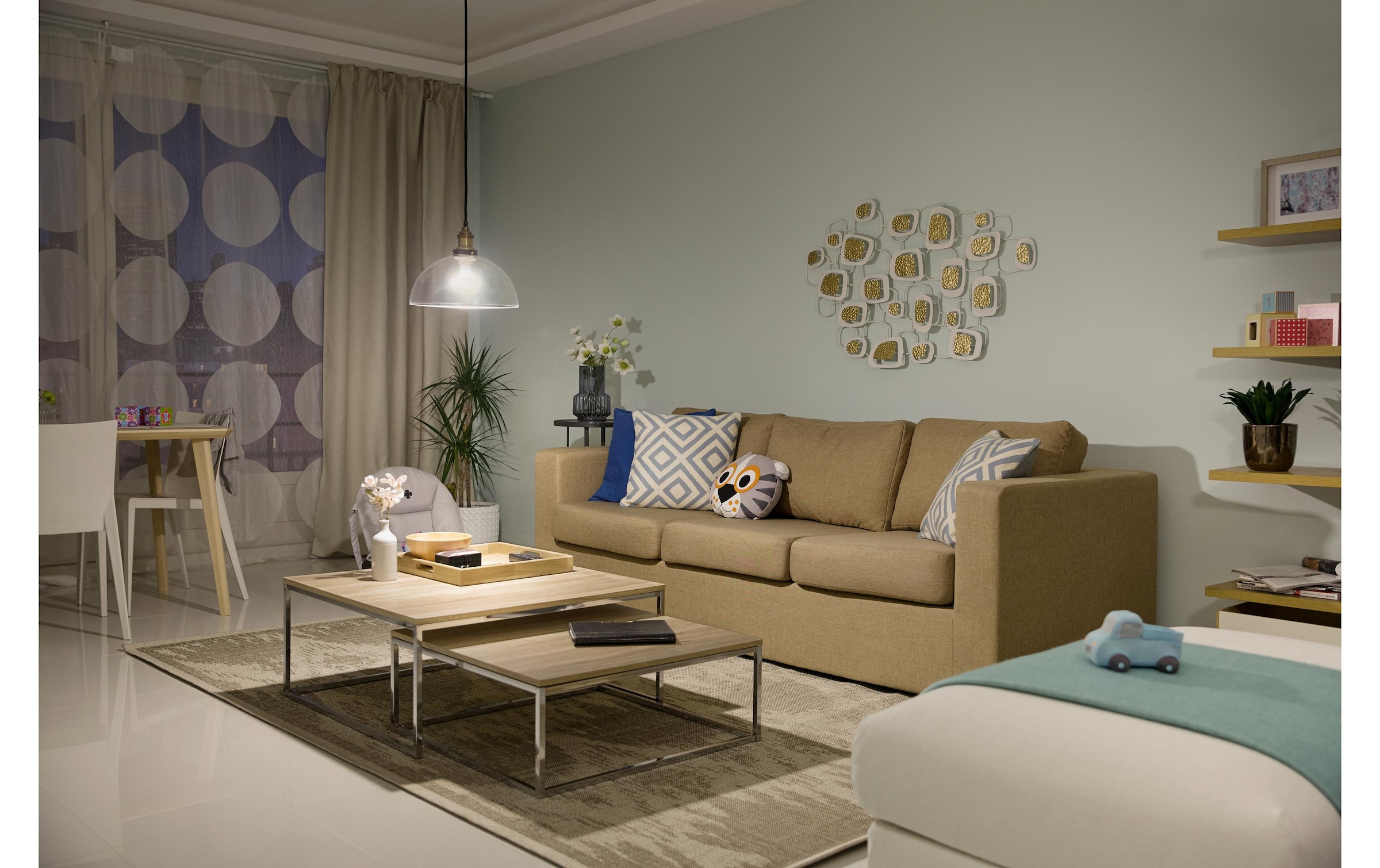 Philips LED Deckenleuchte »LED 100W A67 E27 WW FR ND 6CT/6 EC«, 6 flammig