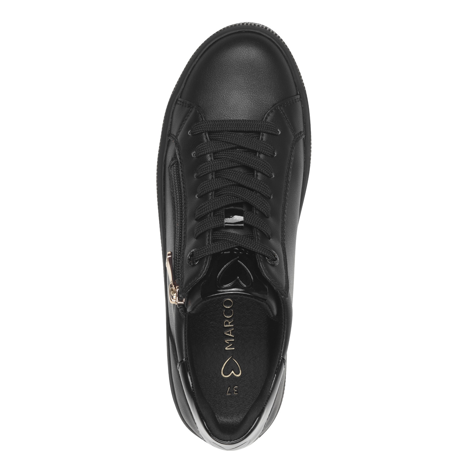 MARCO TOZZI Baskets à plateforme  chaussure de loisirs, chaussure basse, chaussure à lacets en version vegan